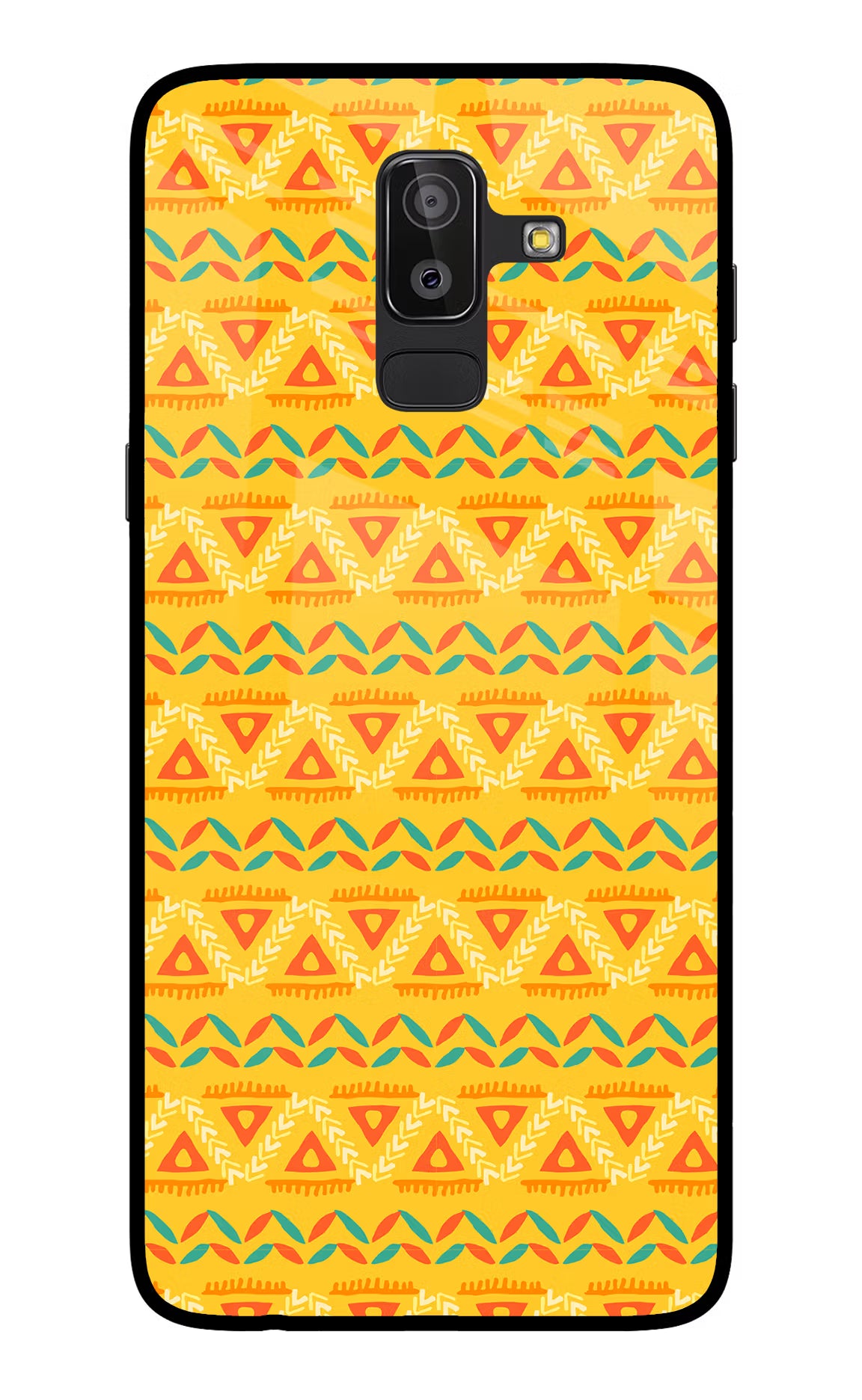 Tribal Pattern Samsung On8 2018 Glass Case - Tribal Pattern Samsung On8 2018 Glass Case Tribal Pattern Samsung On8 2018 Glass Case