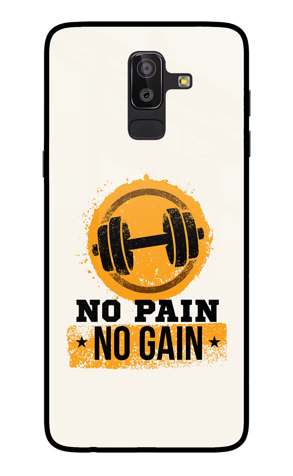 No Pain No Gain Samsung On8 2018 Glass Case - No Pain No Gain Samsung On8 2018 Glass Case No Pain No Gain Samsung On8 2018 Glass Case