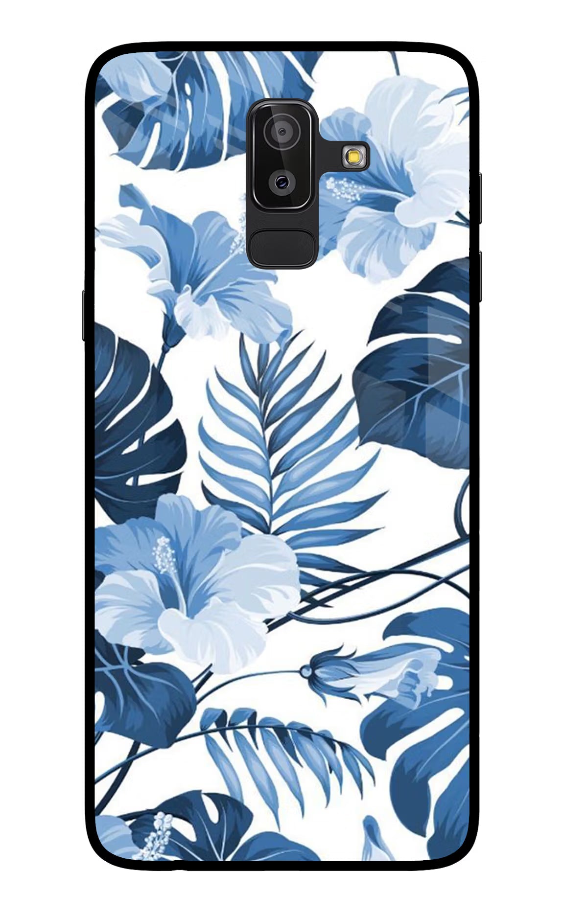 Fabric Art Samsung On8 2018 Back Cover - Fabric Art Samsung On8 2018 Glass Case Back Cover by Casekaro Fabric Art Samsung On8 2018 Glass Case Back Cover by Casekaro