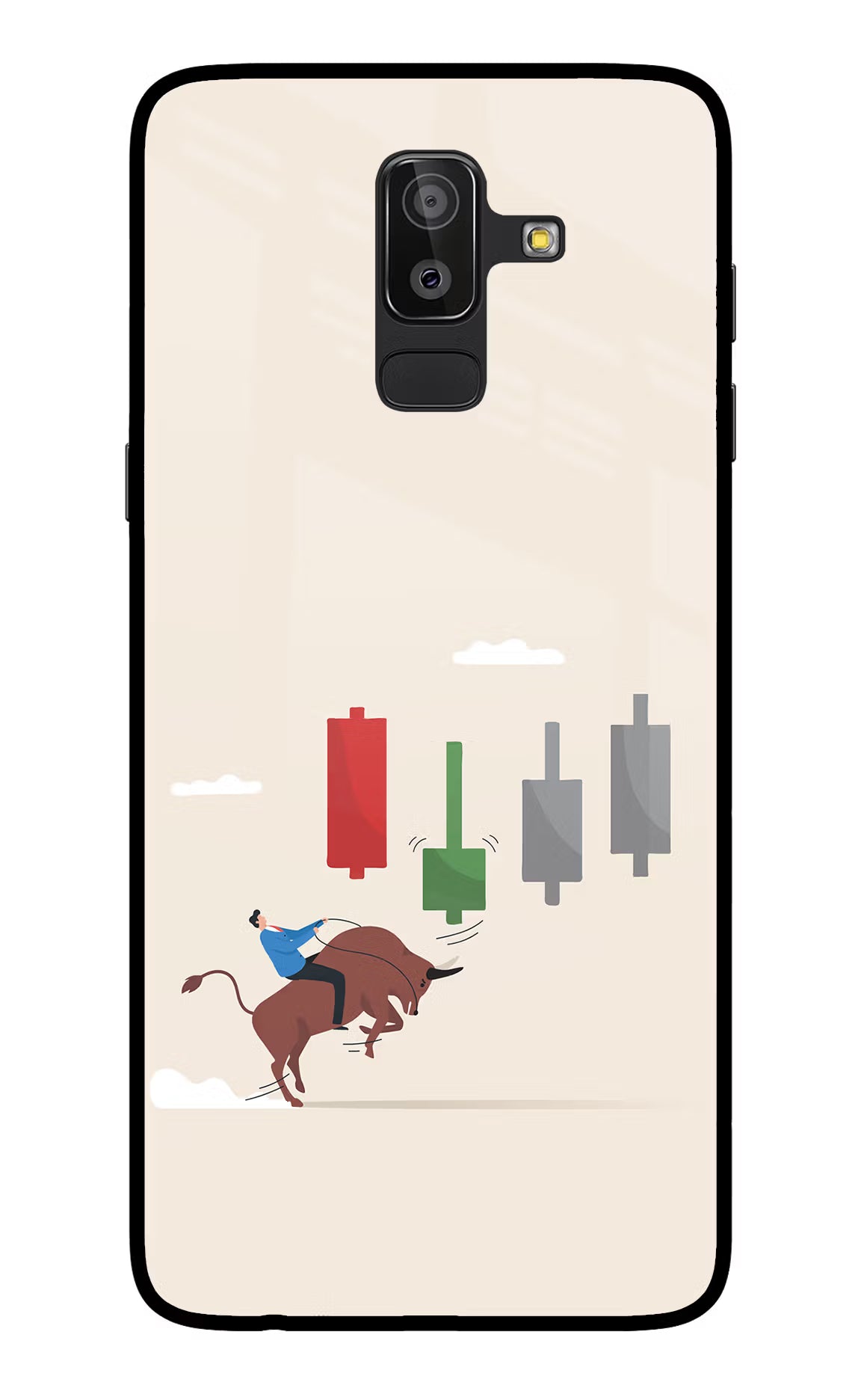 Bull Trading Momentum Samsung On8 2018 Glass Case - Bull Trading Momentum Samsung On8 2018 Glass Case Bull Trading Momentum Samsung On8 2018 Glass Case