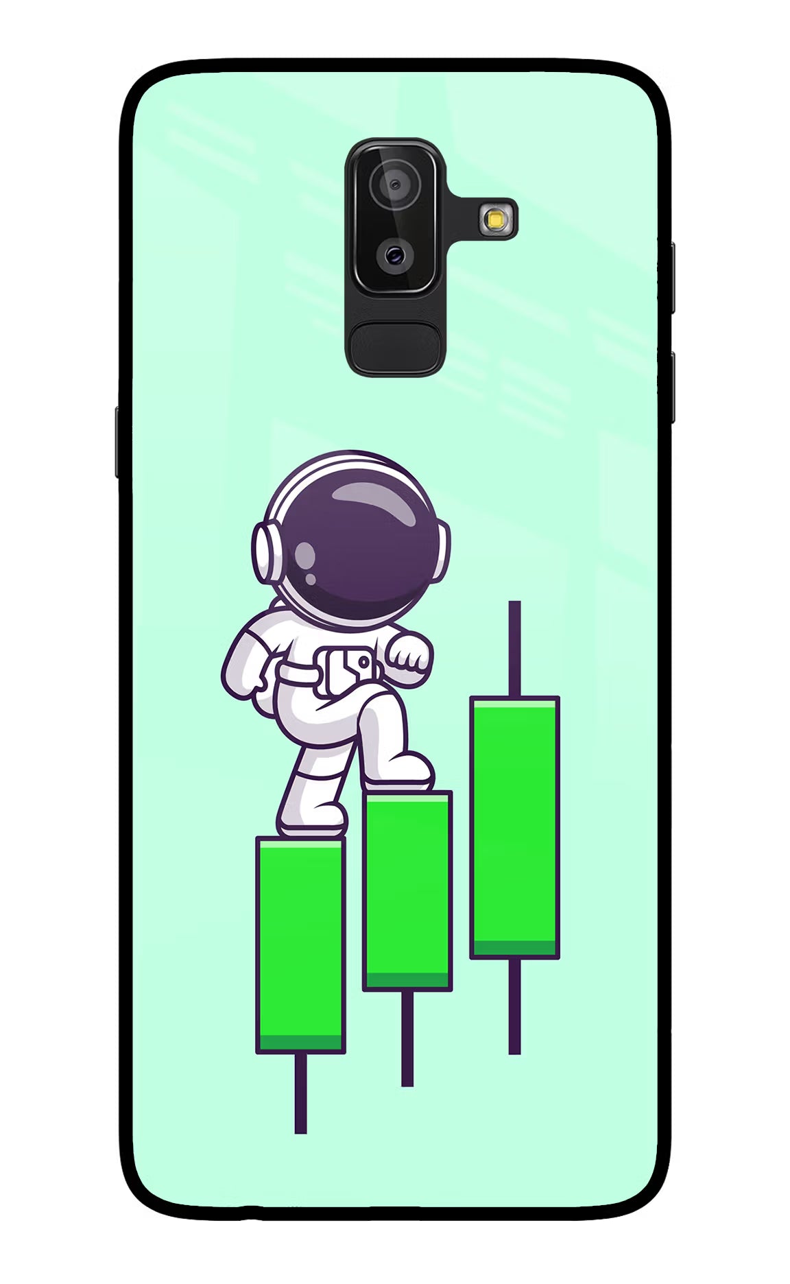Astronaut Trader Samsung On8 2018 Glass Case - Astronaut Trader Samsung On8 2018 Glass Case Astronaut Trader Samsung On8 2018 Glass Case