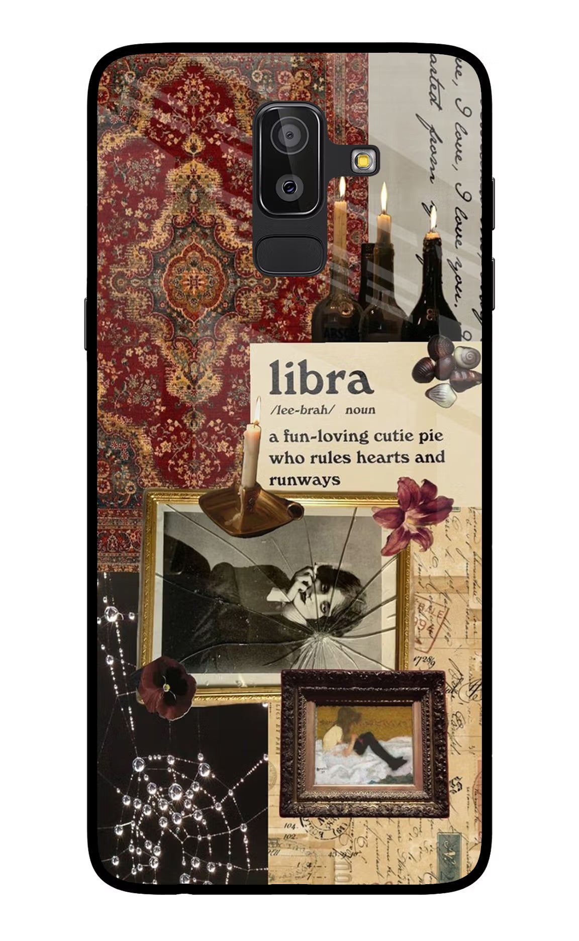 Libra Zodiac Samsung On8 2018 Back Cover - Libra Zodiac Samsung On8 2018 Glass Case Back Cover by Casekaro Libra Zodiac Samsung On8 2018 Glass Case Back Cover by Casekaro