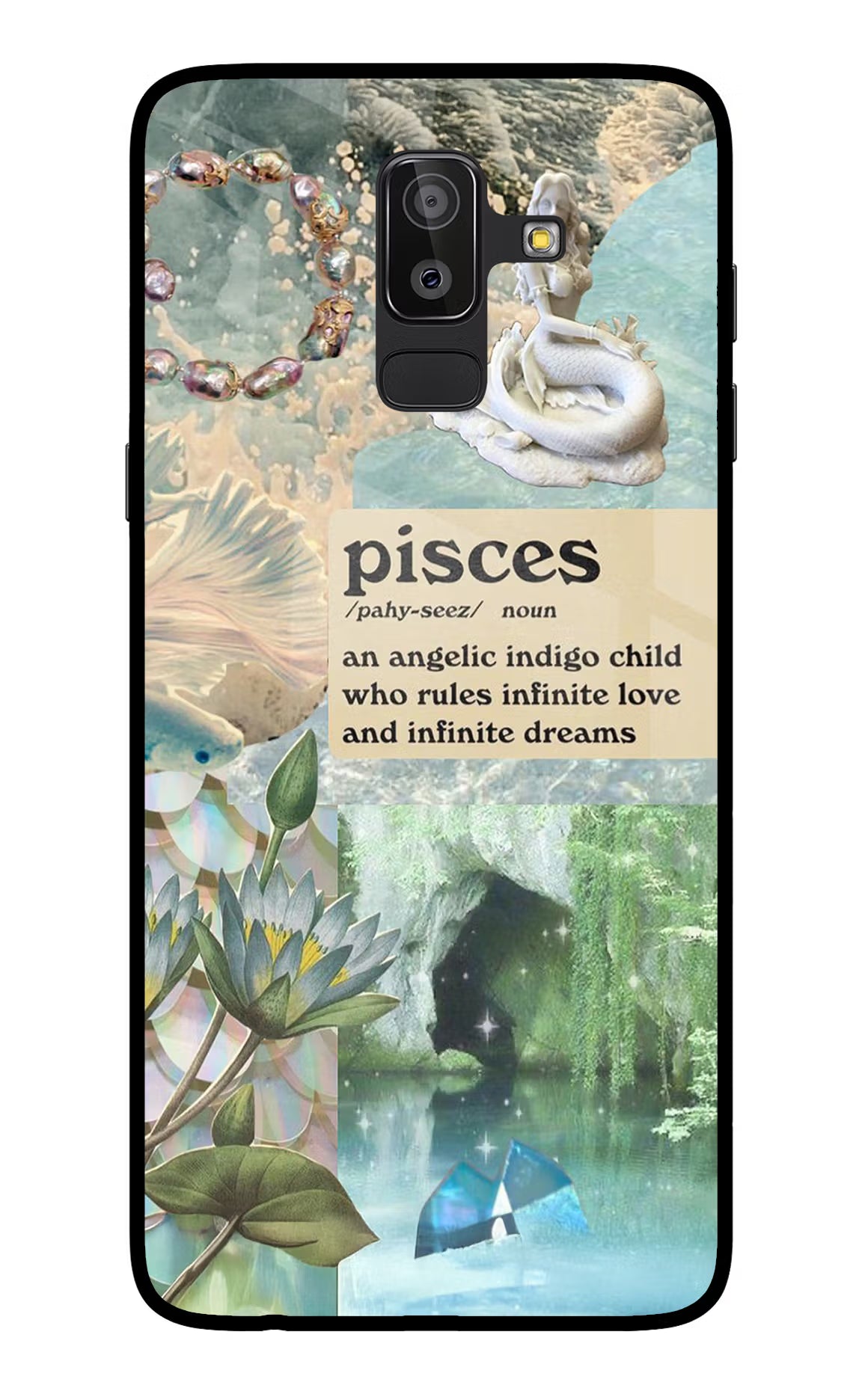 Pisces Zodiac Samsung On8 2018 Back Cover - Pisces Zodiac Samsung On8 2018 Glass Case Back Cover by Casekaro Pisces Zodiac Samsung On8 2018 Glass Case Back Cover by Casekaro