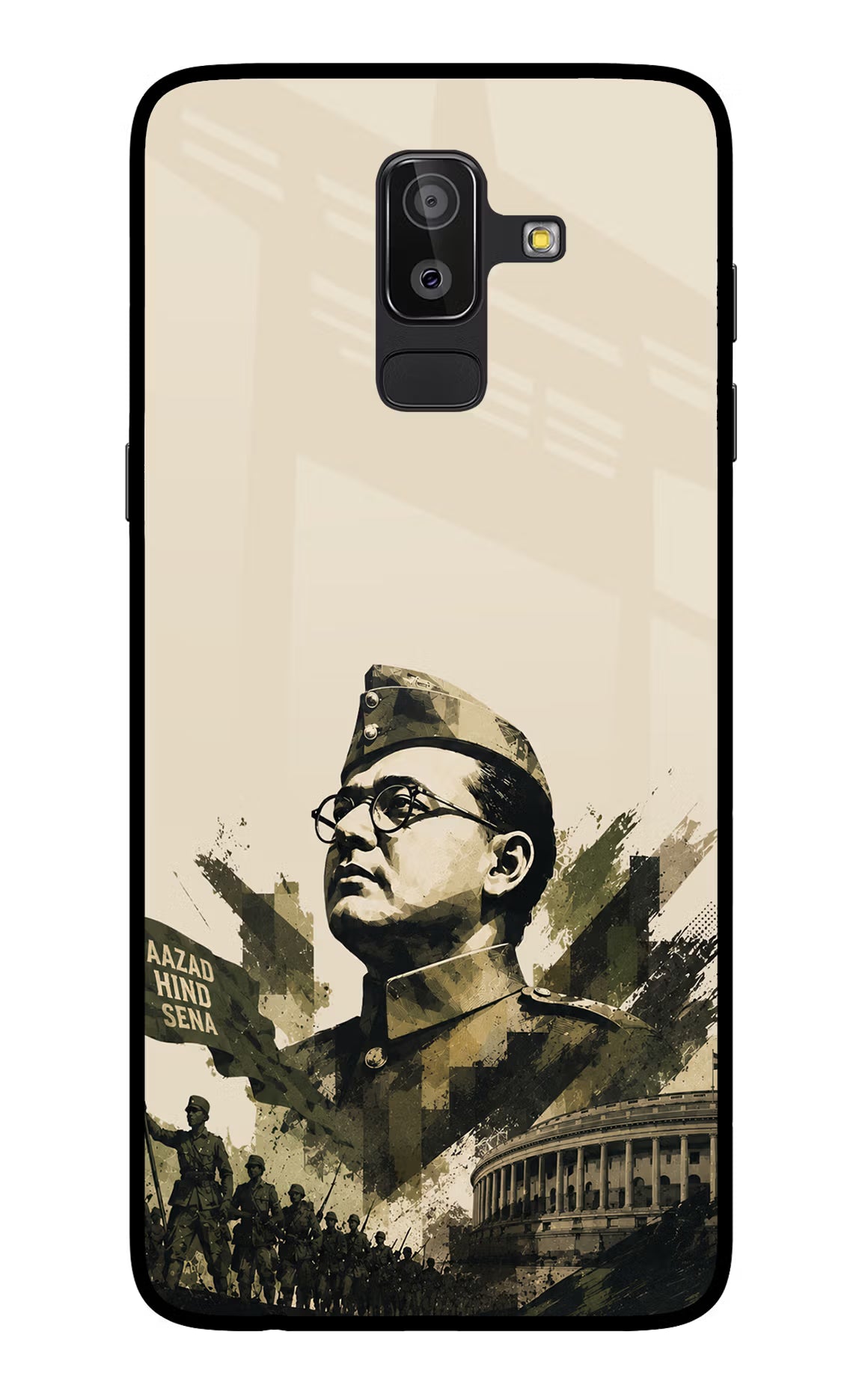 Netaji Rising Samsung On8 2018 Glass Case - Netaji Rising Samsung On8 2018 Glass Case Netaji Rising Samsung On8 2018 Glass Case
