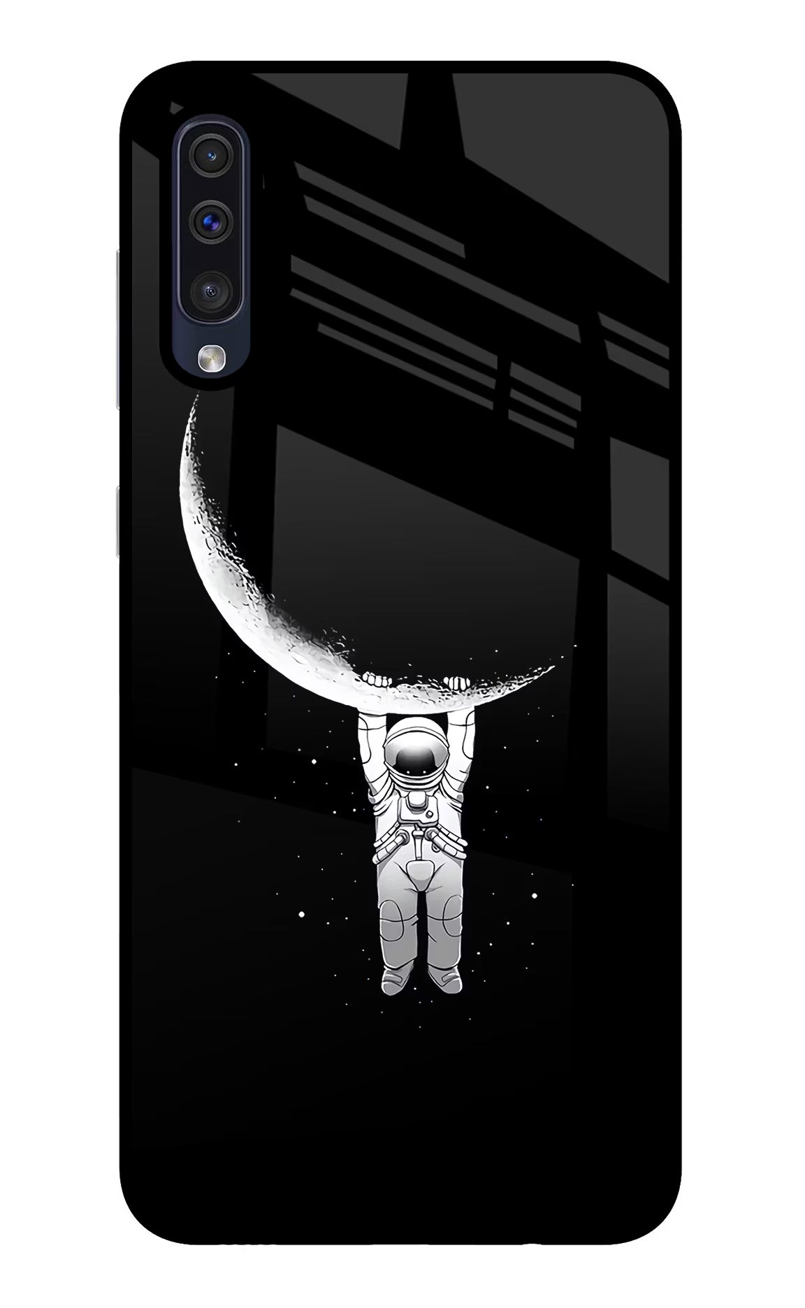 Moon Space Samsung A50/A50s/A30s Glass Case - Moon Space Samsung A50/A50s/A30s Glass Case Moon Space Samsung A50/A50s/A30s Glass Case
