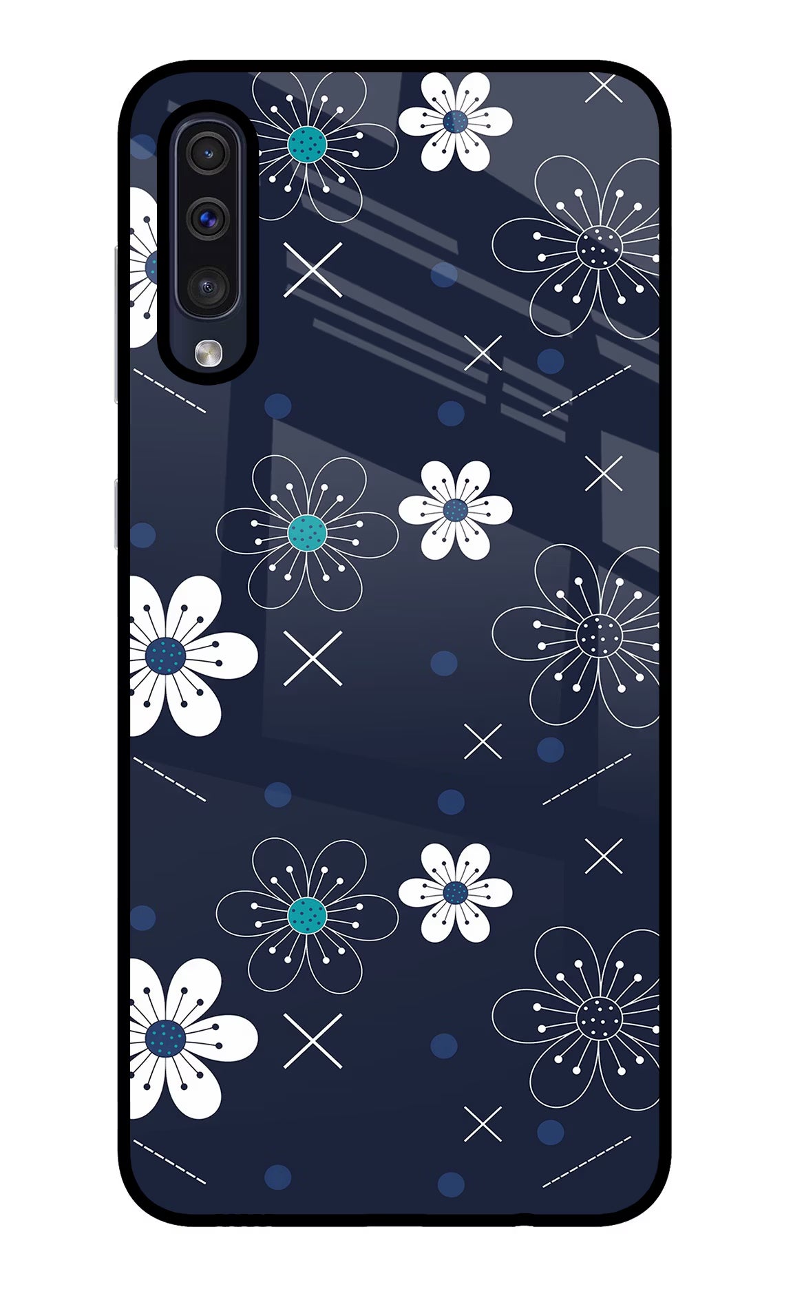 Flowers Samsung A50/A50s/A30s Glass Case - Flowers Samsung A50/A50s/A30s Glass Case Flowers Samsung A50/A50s/A30s Glass Case