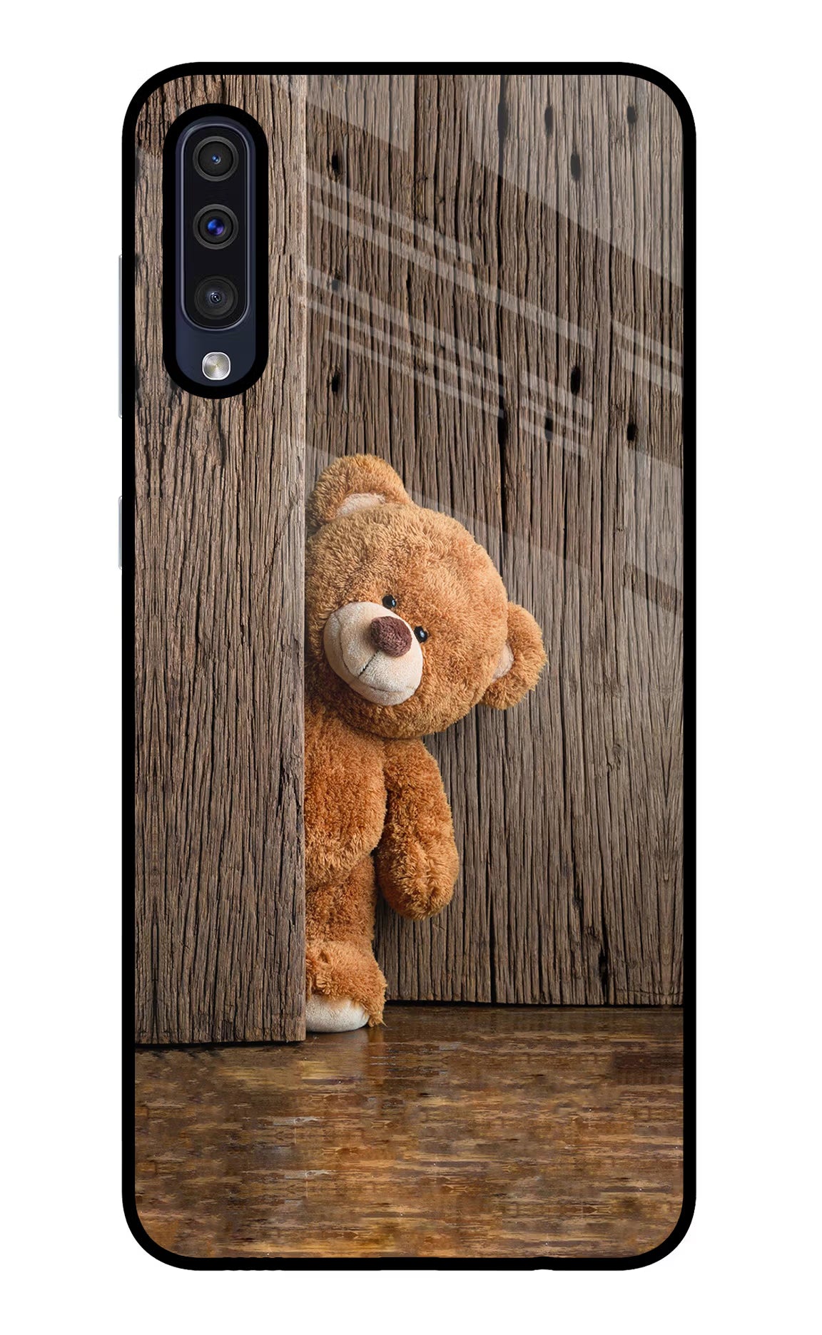 Teddy Wooden Samsung A50/A50s/A30s Glass Case - Teddy Wooden Samsung A50/A50s/A30s Glass Case Teddy Wooden Samsung A50/A50s/A30s Glass Case
