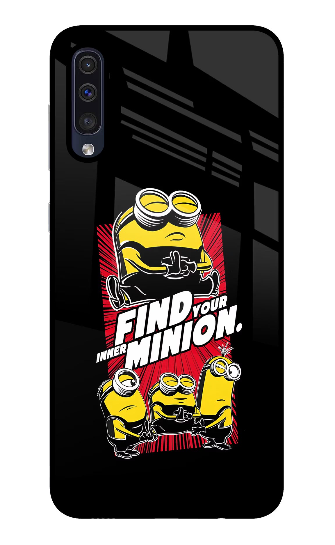 Find your inner Minion Samsung A50/A50s/A30s Glass Case - Find your inner Minion Samsung A50/A50s/A30s Glass Case Find your inner Minion Samsung A50/A50s/A30s Glass Case