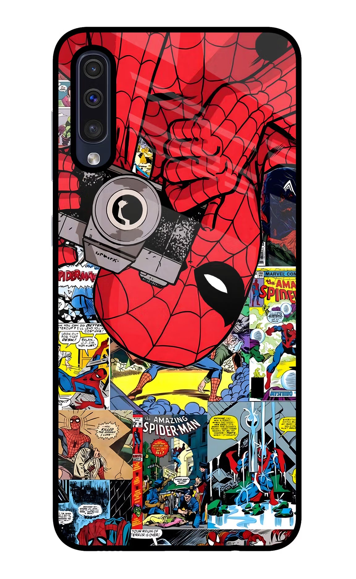 Spider Man Samsung A50/A50s/A30s Glass Case - Spider Man Samsung A50/A50s/A30s Glass Case Spider Man Samsung A50/A50s/A30s Glass Case