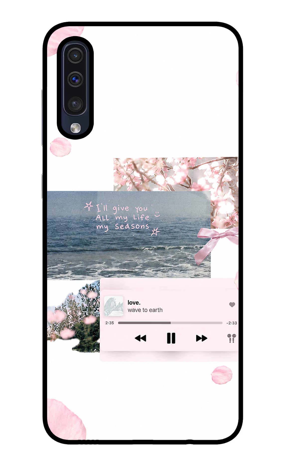 Wave to earth Samsung A50/A50s/A30s Glass Case - Wave to earth Samsung A50/A50s/A30s Glass Case Wave to earth Samsung A50/A50s/A30s Glass Case