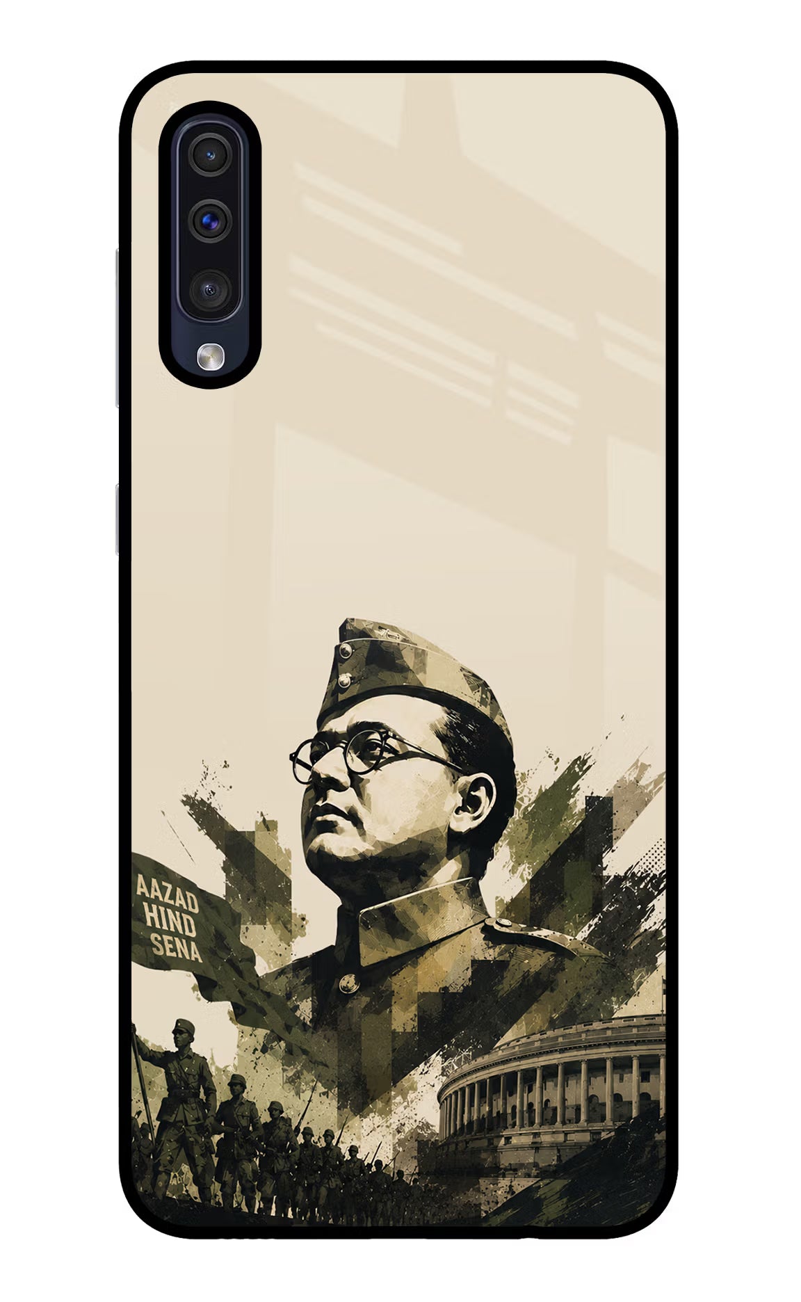 Netaji Rising Samsung A50/A50s/A30s Glass Case - Netaji Rising Samsung A50/A50s/A30s Glass Case Netaji Rising Samsung A50/A50s/A30s Glass Case