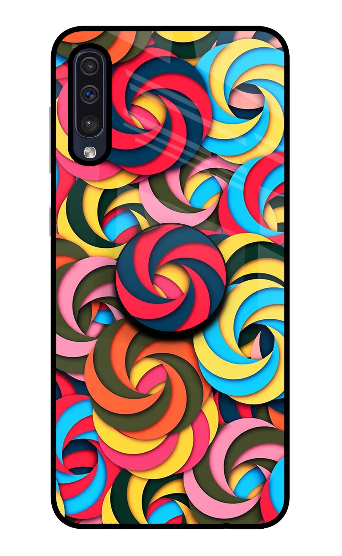 Spiral Pattern Samsung A50/A50s/A30s Glass Case - Spiral Pattern Samsung A50/A50s/A30s Glass Case Spiral Pattern Samsung A50/A50s/A30s Glass Case