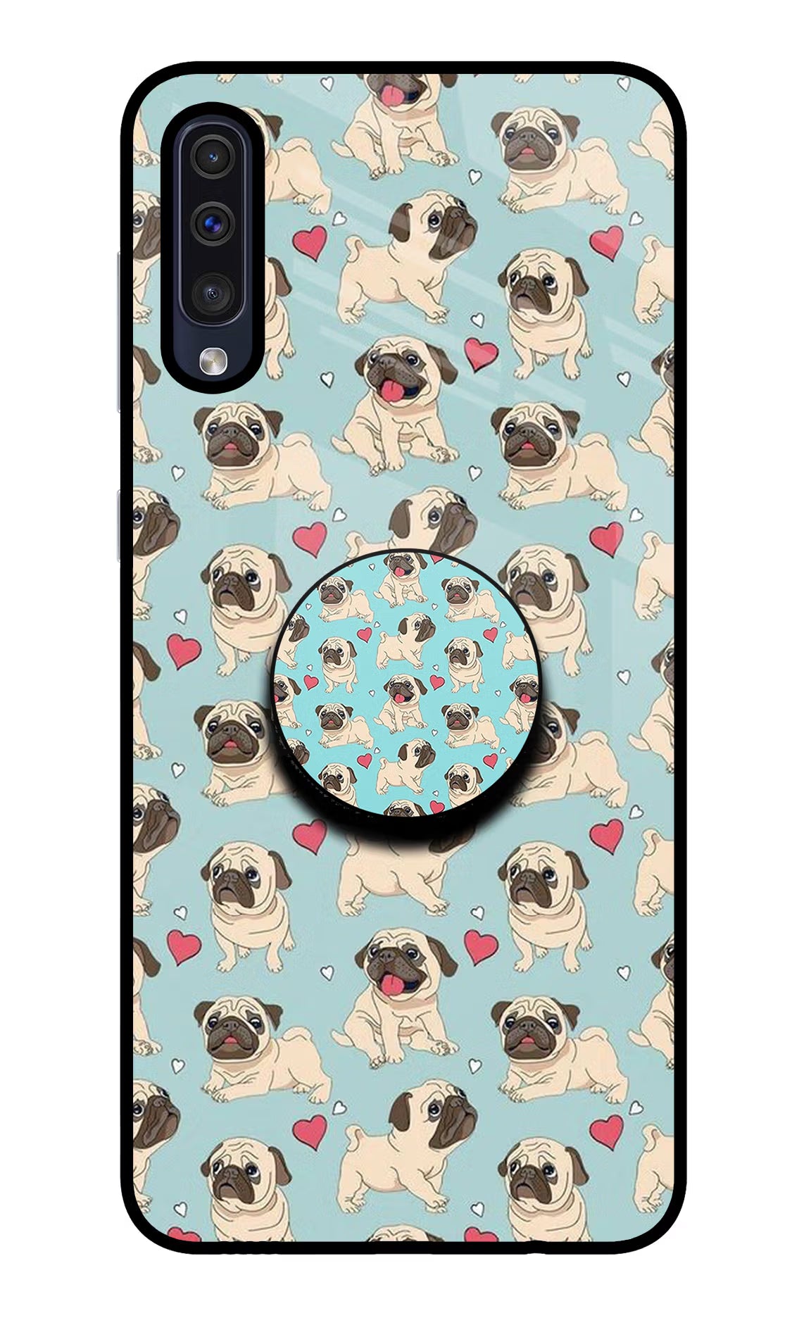 Pug Dog Samsung A50/A50s/A30s Glass Case - Pug Dog Samsung A50/A50s/A30s Glass Case Pug Dog Samsung A50/A50s/A30s Glass Case