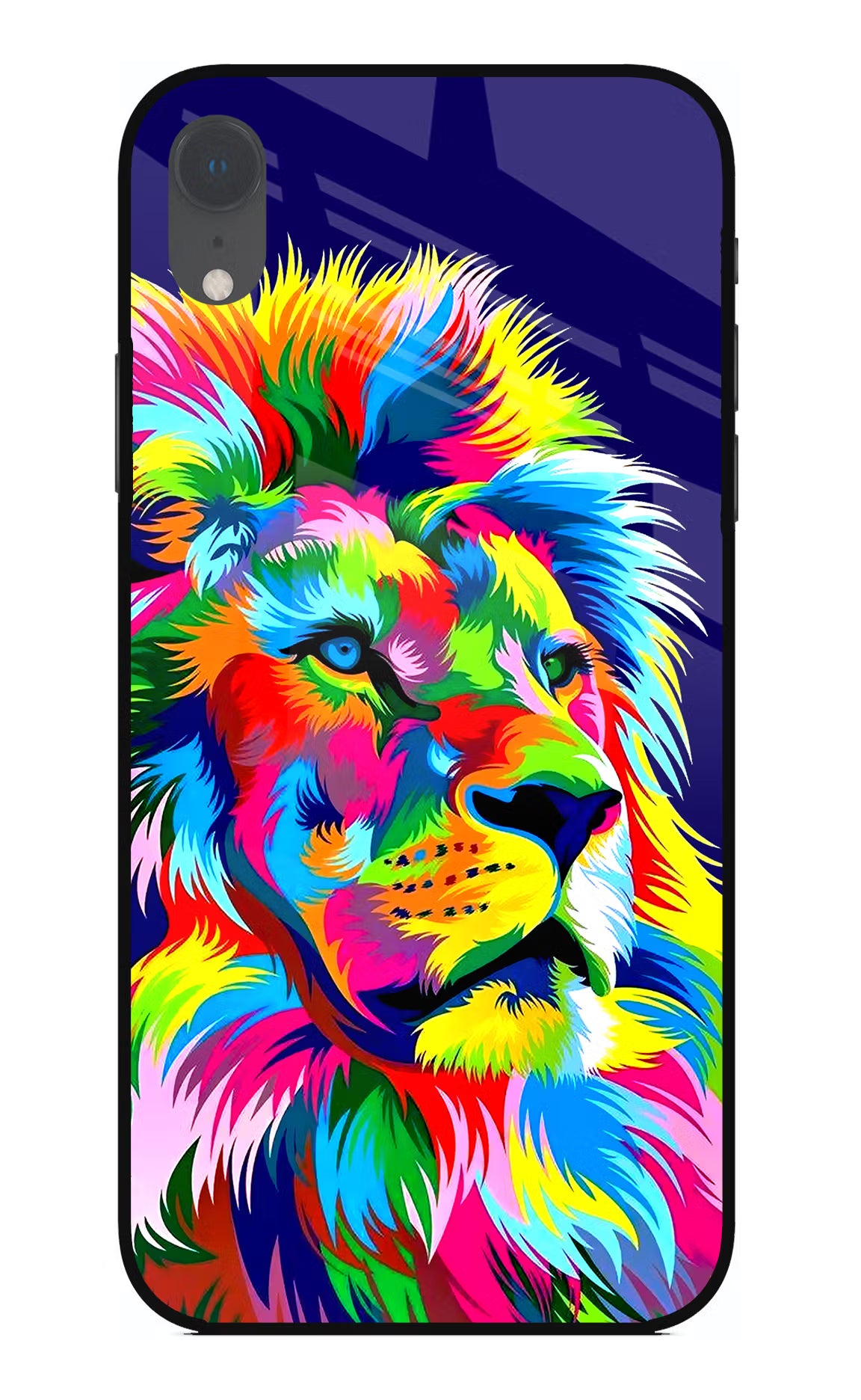 Vector Art Lion iPhone XR Glass Case - Vector Art Lion iPhone XR Glass Case Vector Art Lion iPhone XR Glass Case