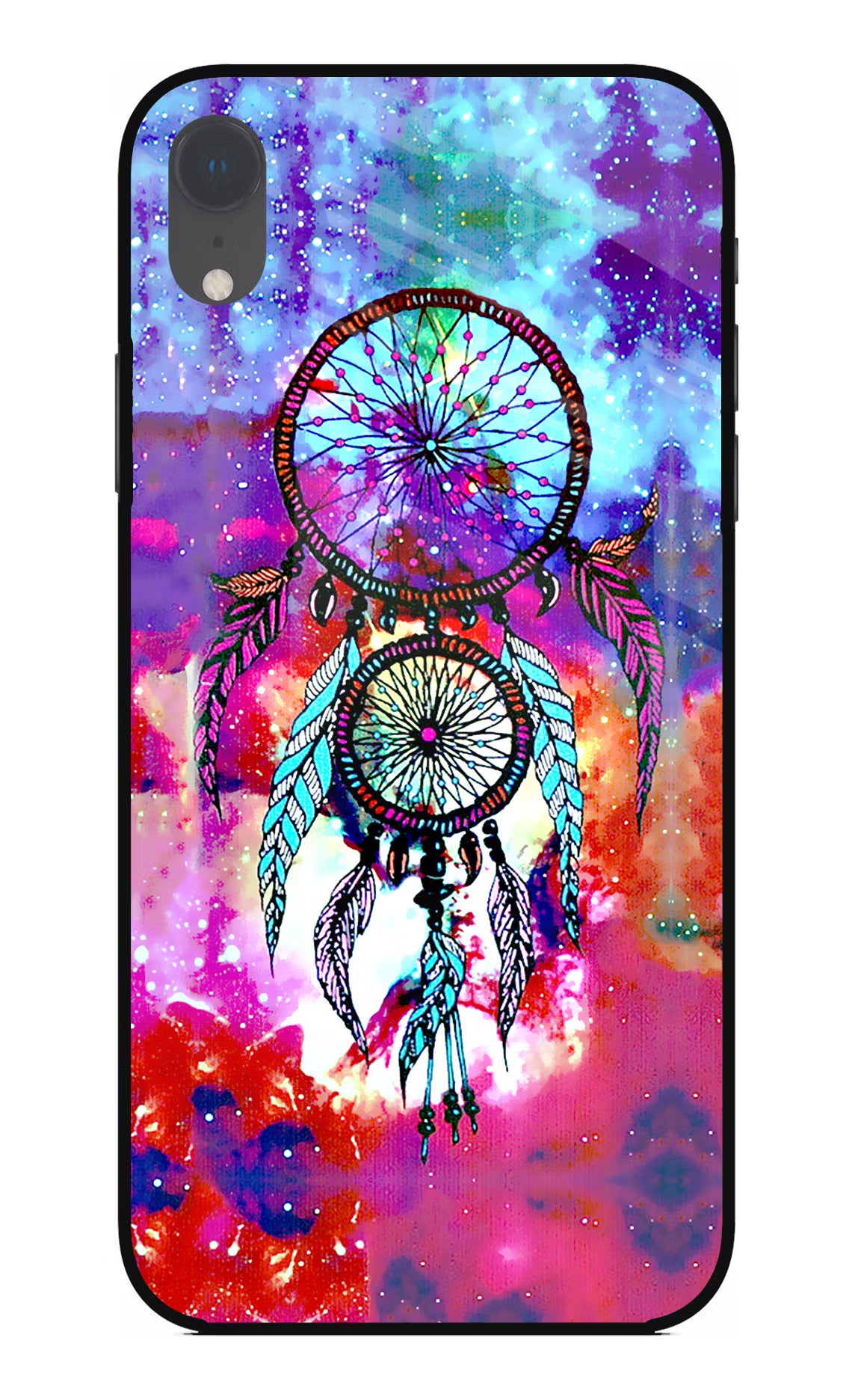 Dream Catcher Abstract iPhone XR Glass Case - Dream Catcher Abstract iPhone XR Glass Case Dream Catcher Abstract iPhone XR Glass Case