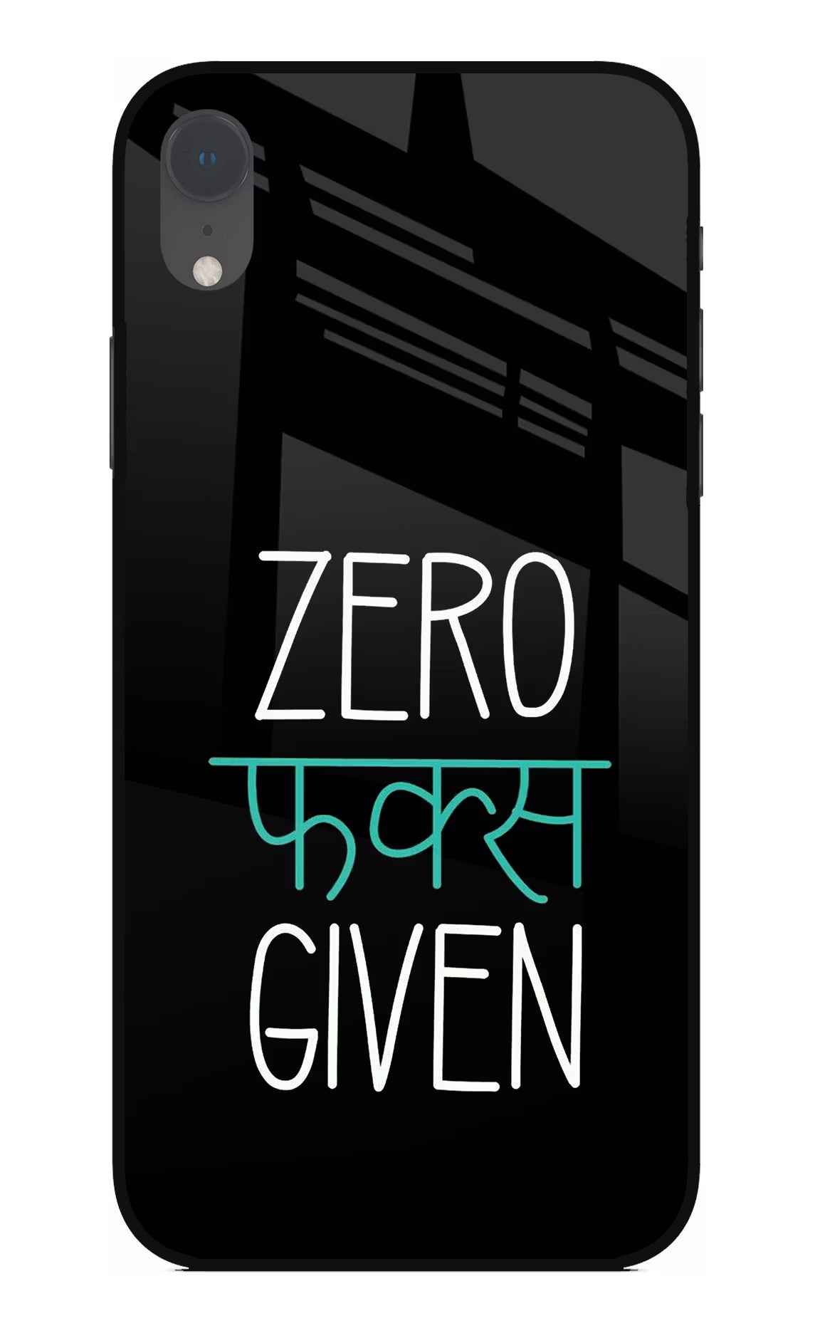 Zero Fucks Given iPhone XR Glass Case - Zero Fucks Given iPhone XR Glass Case Zero Fucks Given iPhone XR Glass Case