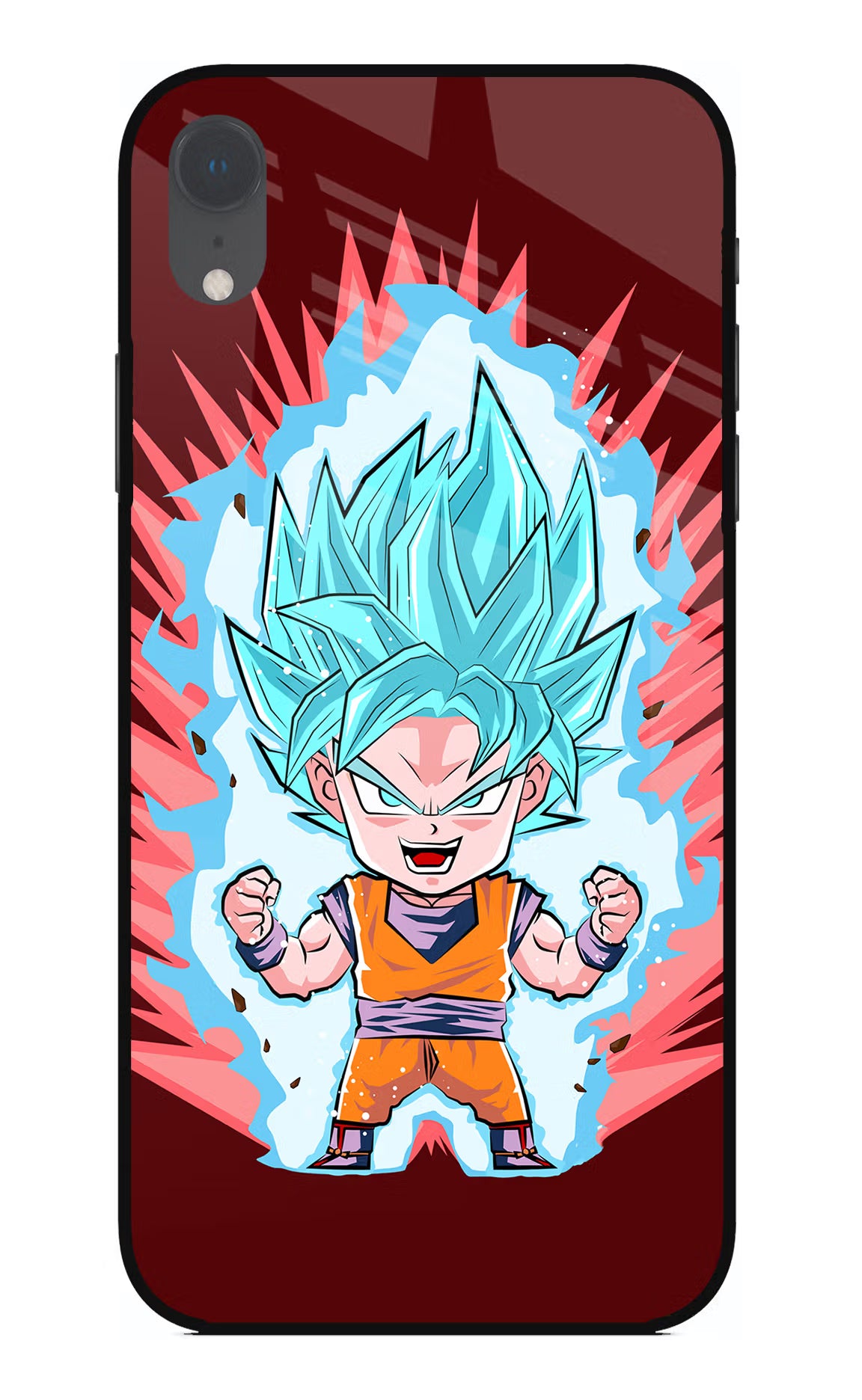 Goku Little iPhone XR Glass Case - Goku Little iPhone XR Glass Case Goku Little iPhone XR Glass Case