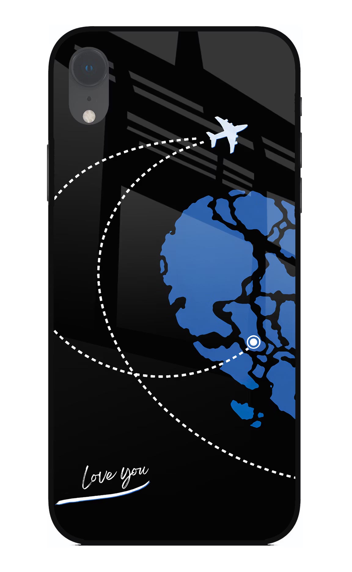 Love Orbit iPhone XR Glass Case - Love Orbit iPhone XR Glass Case Love Orbit iPhone XR Glass Case
