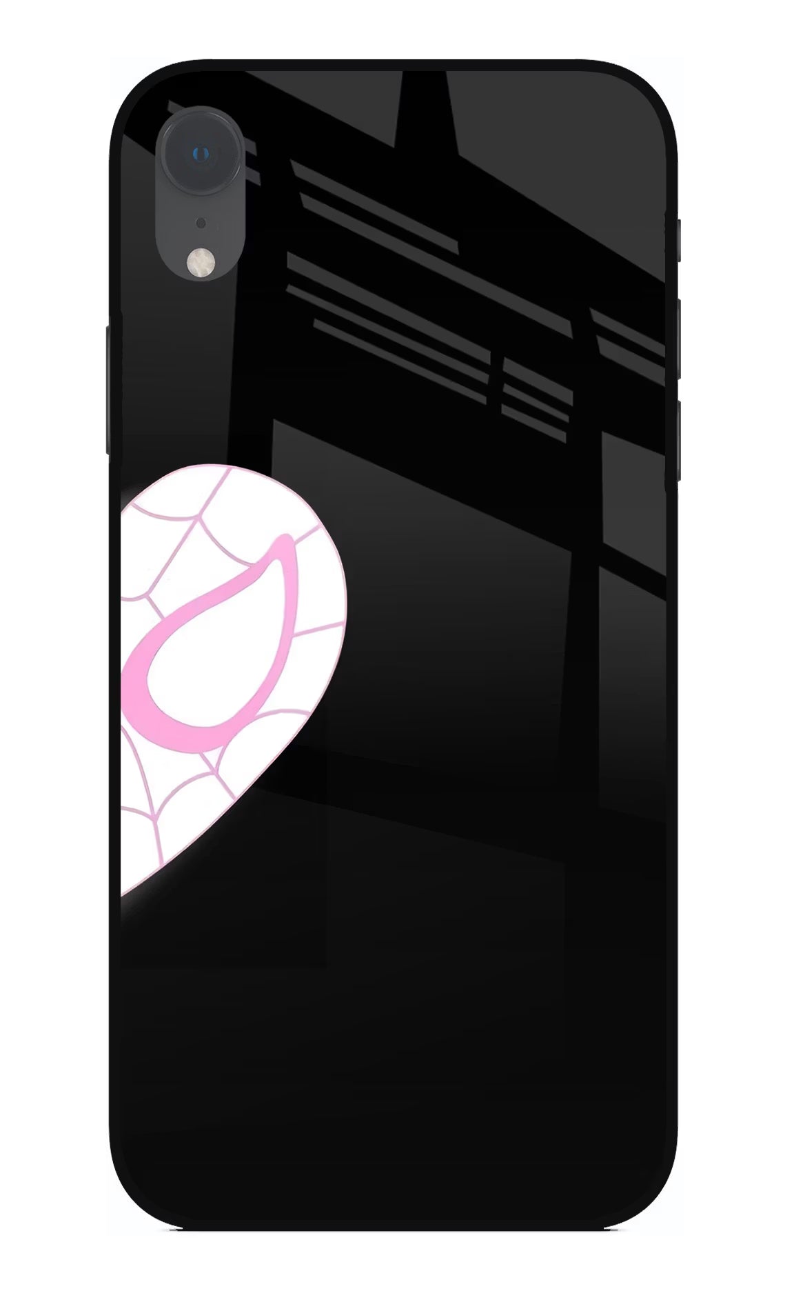 Gwen Mask iPhone XR Glass Case - Gwen Mask iPhone XR Glass Case Gwen Mask iPhone XR Glass Case