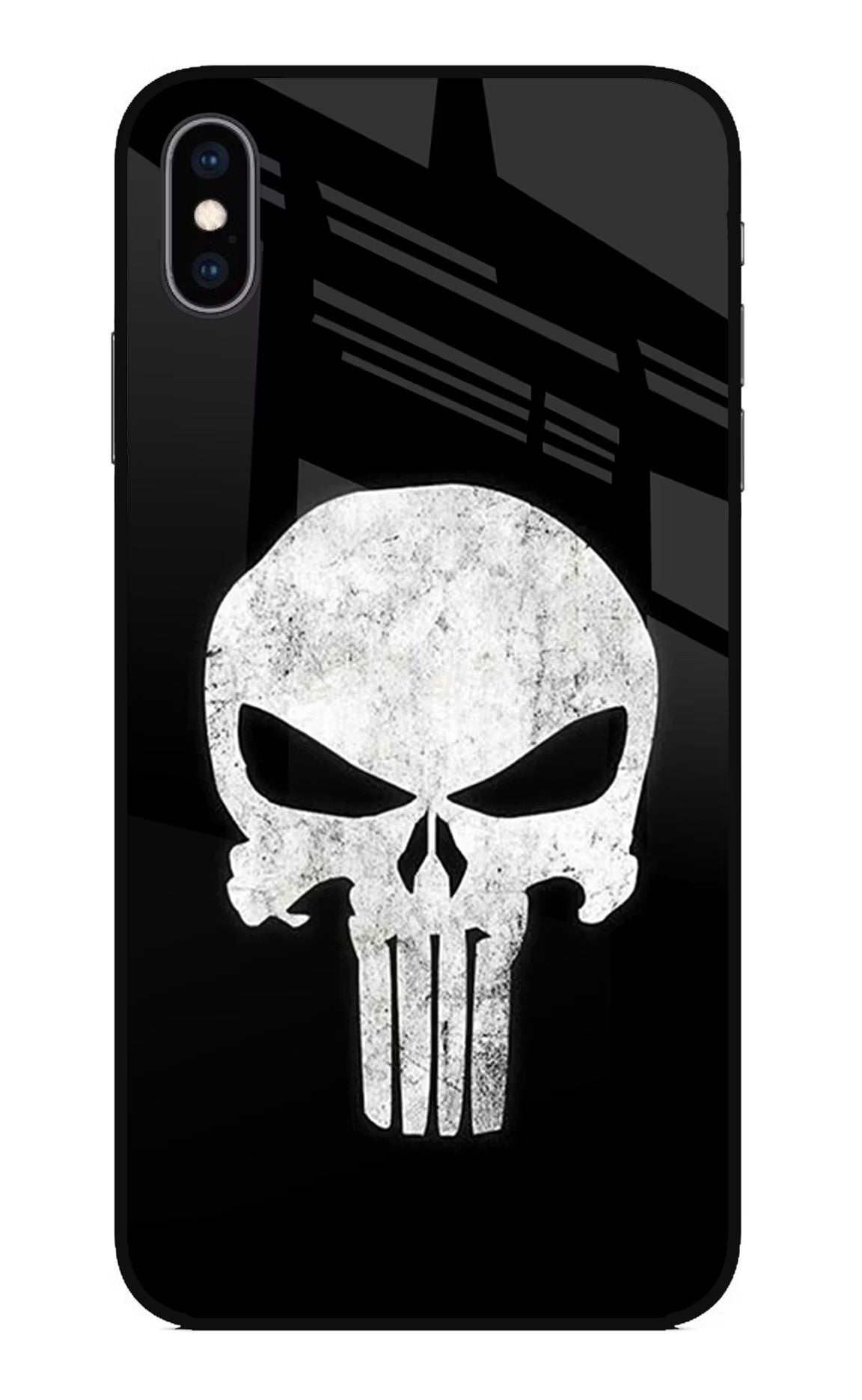 Punisher Skull iPhone XS Max Glass Case - Punisher Skull iPhone XS Max Glass Case Punisher Skull iPhone XS Max Glass Case