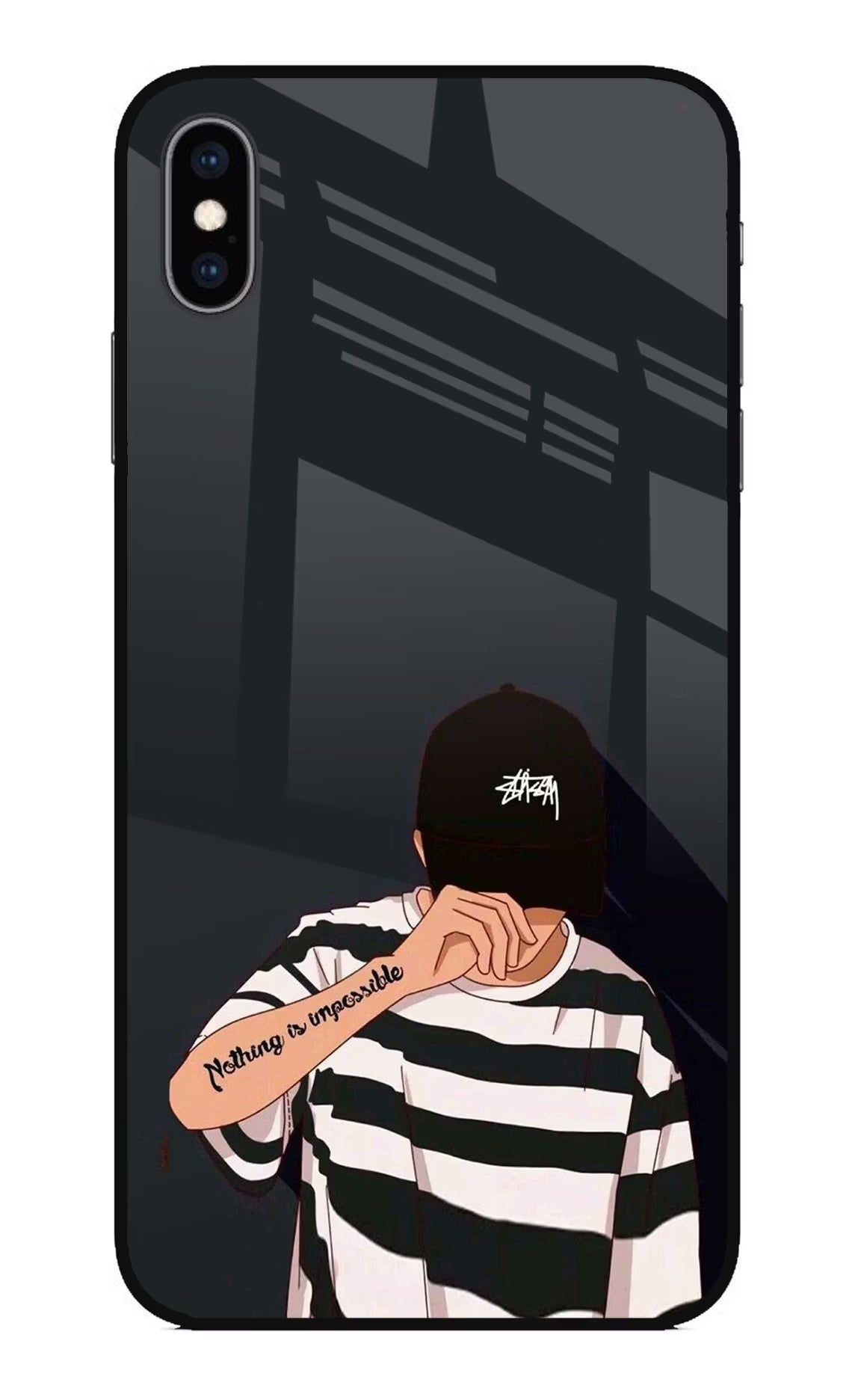 Aesthetic Boy iPhone XS Max Glass Case - Aesthetic Boy iPhone XS Max Glass Case Aesthetic Boy iPhone XS Max Glass Case