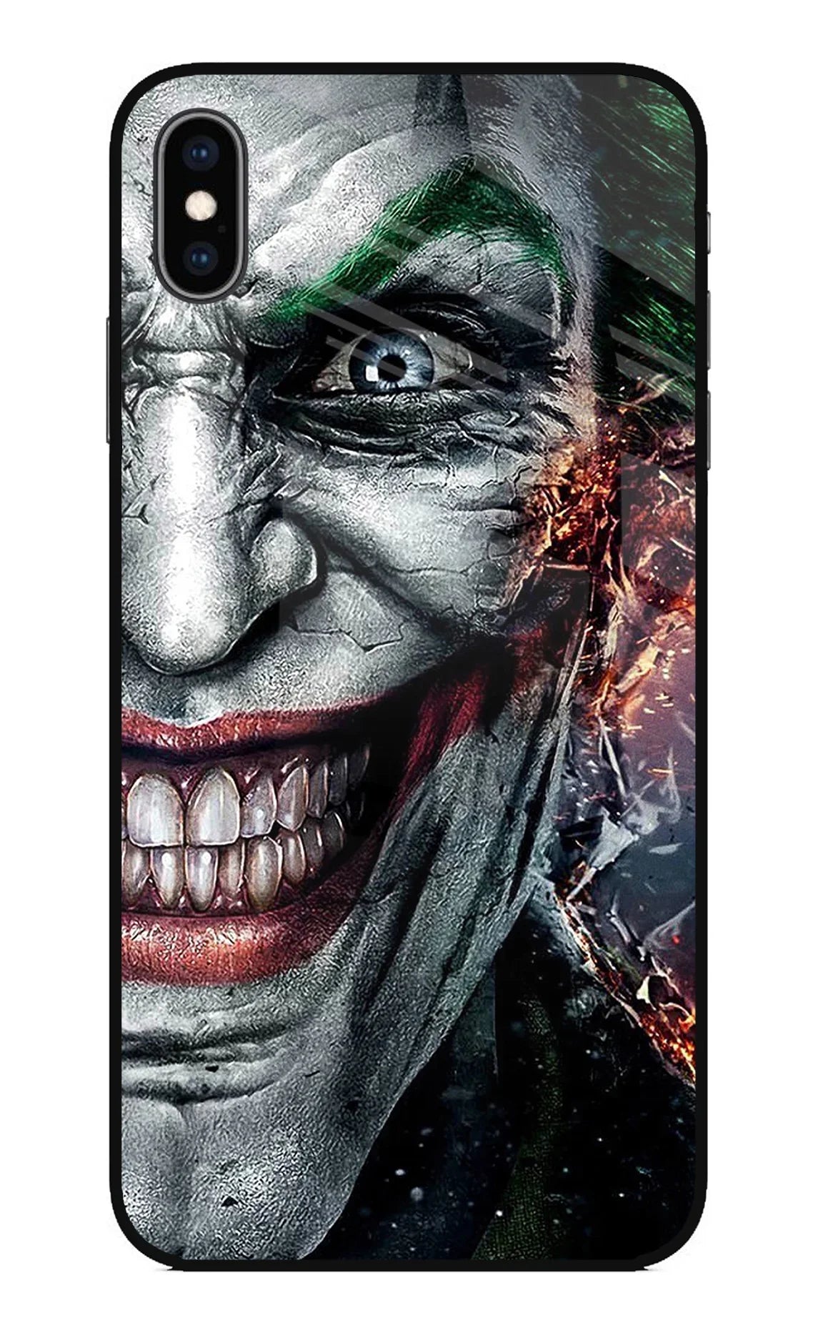 Joker Cam iPhone XS Max Glass Case - Joker Cam iPhone XS Max Glass Case Joker Cam iPhone XS Max Glass Case