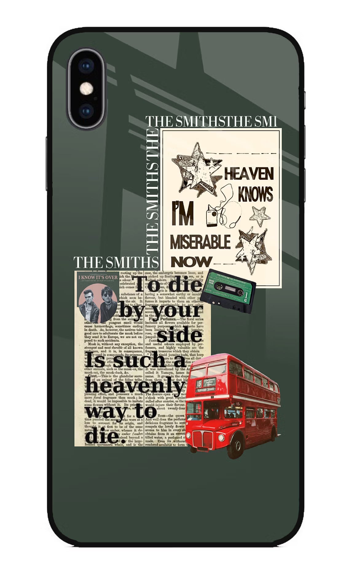 The Smiths iPhone XS Max Glass Case - The Smiths iPhone XS Max Glass Case The Smiths iPhone XS Max Glass Case