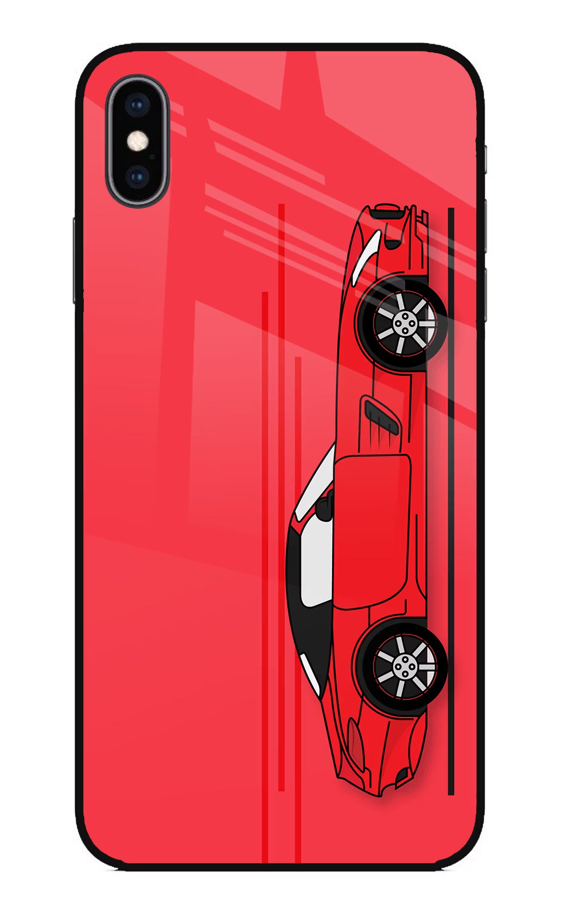 Red Velocity iPhone XS Max Glass Case - Red Velocity iPhone XS Max Glass Case Red Velocity iPhone XS Max Glass Case
