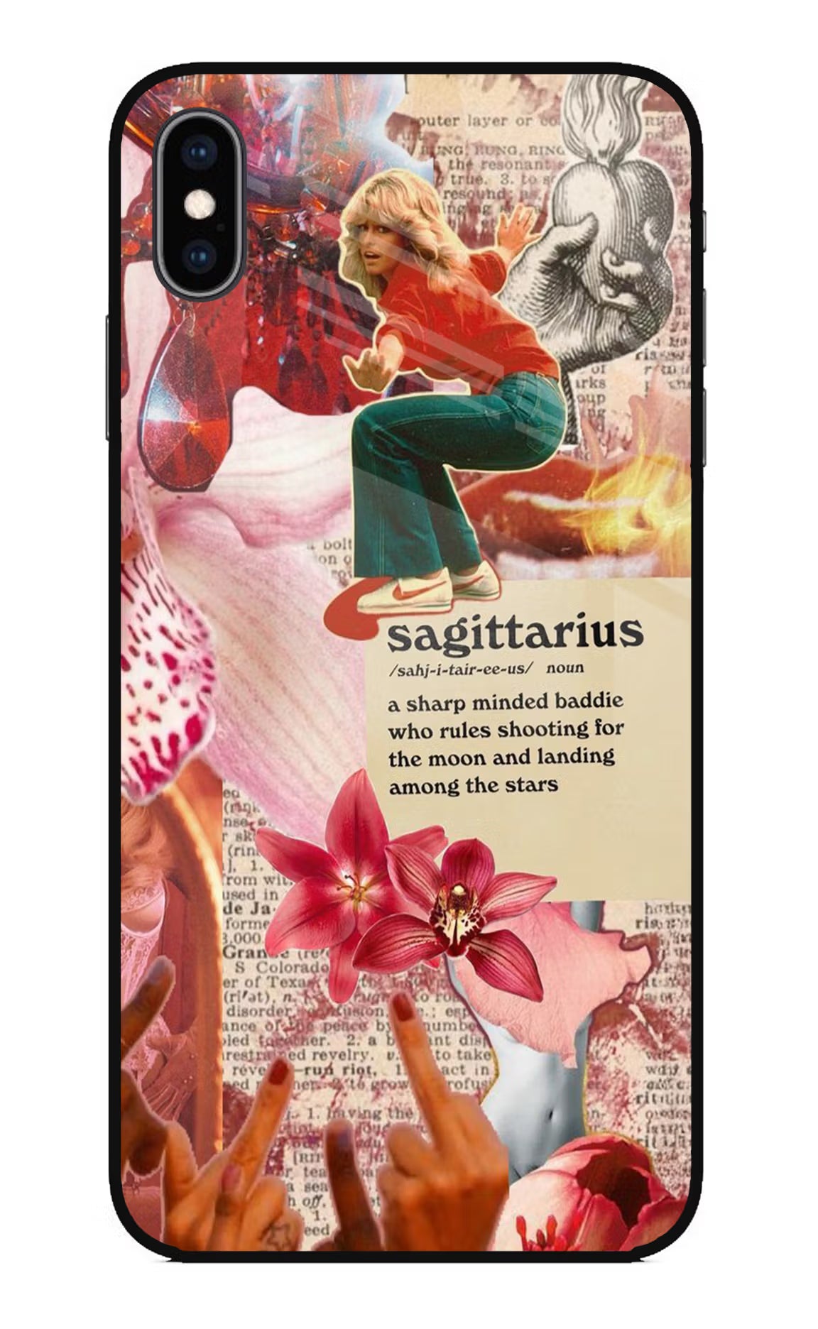 Sagittarius Zodiac iPhone XS Max Glass Case - Sagittarius Zodiac iPhone XS Max Glass Case Sagittarius Zodiac iPhone XS Max Glass Case