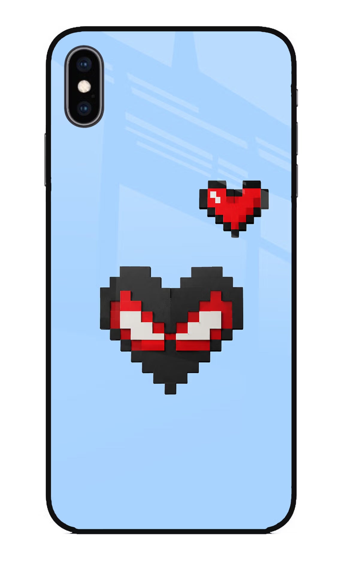 Peter Heart iPhone XS Max Glass Case - Peter Heart iPhone XS Max Glass Case Peter Heart iPhone XS Max Glass Case