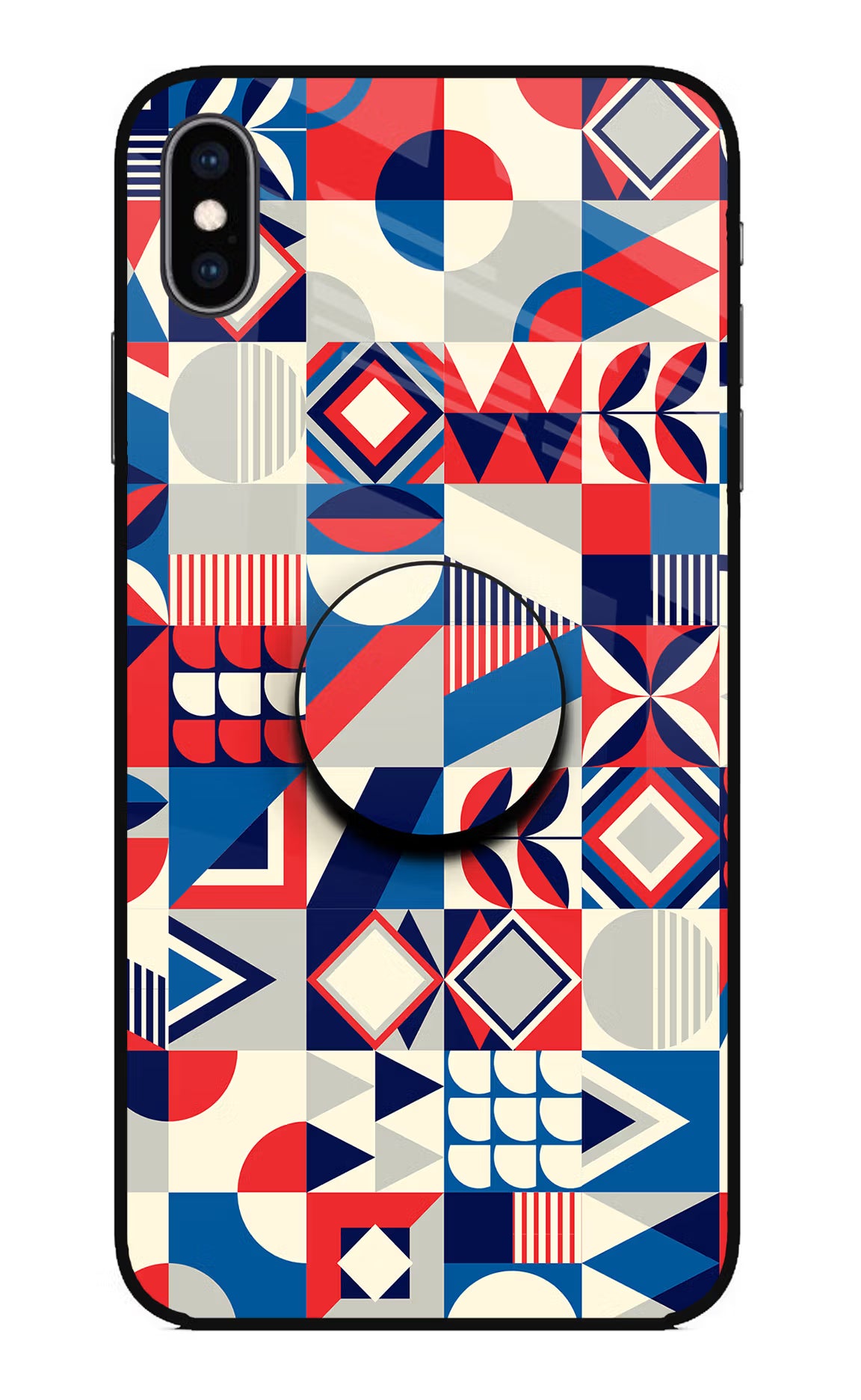 Colorful Pattern iPhone XS Max Glass Case - Colorful Pattern iPhone XS Max Glass Case Colorful Pattern iPhone XS Max Glass Case