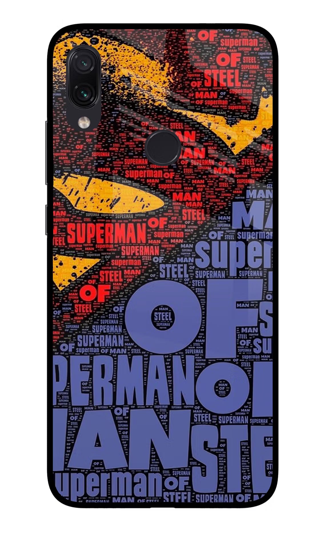 Superman Redmi Note 7S Glass Case - Superman Redmi Note 7S Glass Case Superman Redmi Note 7S Glass Case