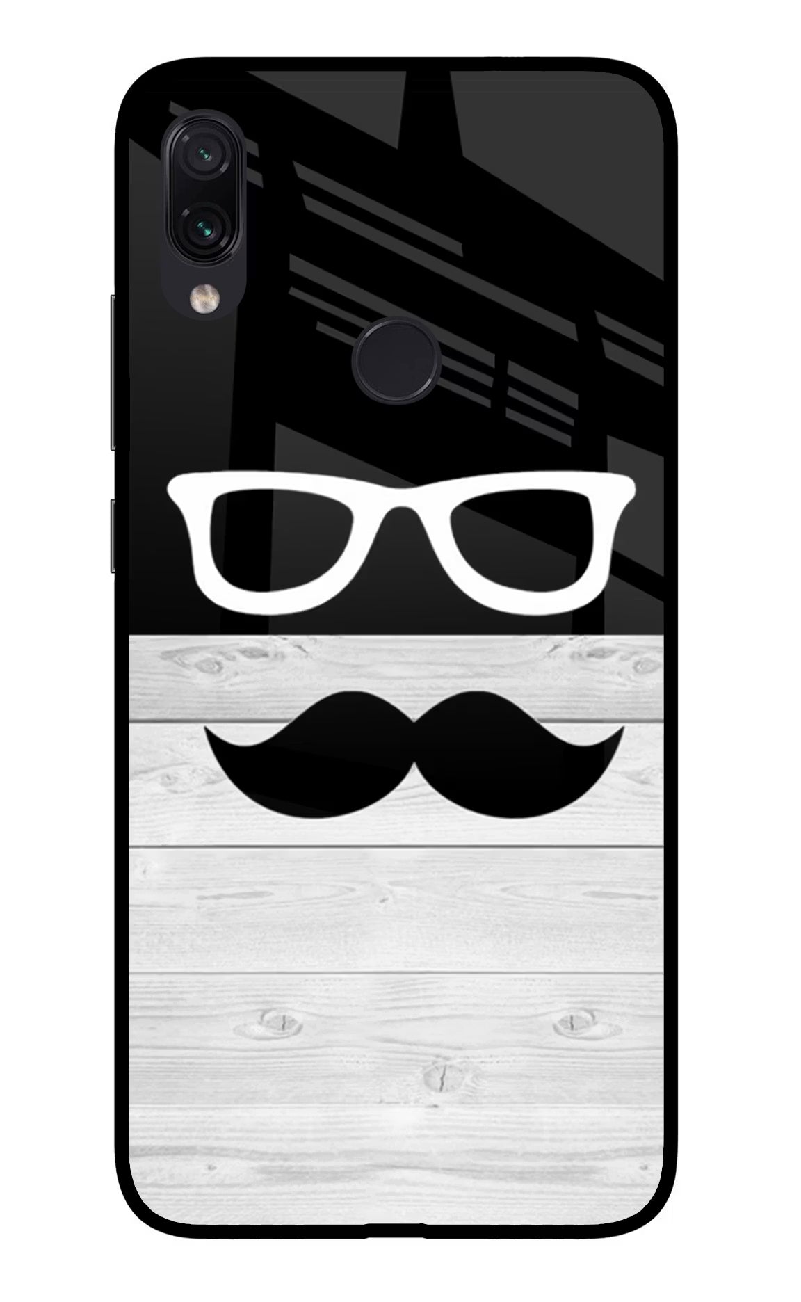 Mustache Redmi Note 7S Glass Case - Mustache Redmi Note 7S Glass Case Mustache Redmi Note 7S Glass Case