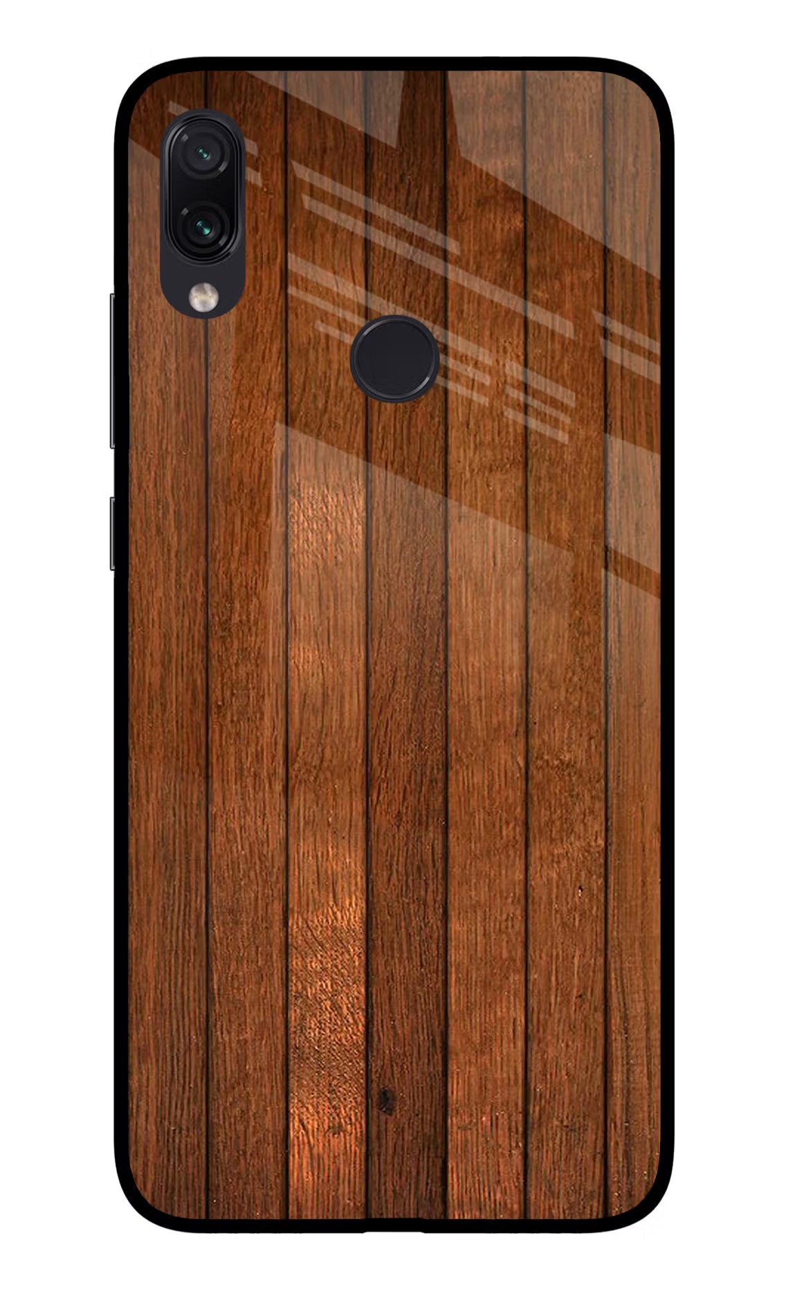 Wooden Artwork Bands Redmi Note 7S Glass Case - Wooden Artwork Bands Redmi Note 7S Glass Case Wooden Artwork Bands Redmi Note 7S Glass Case