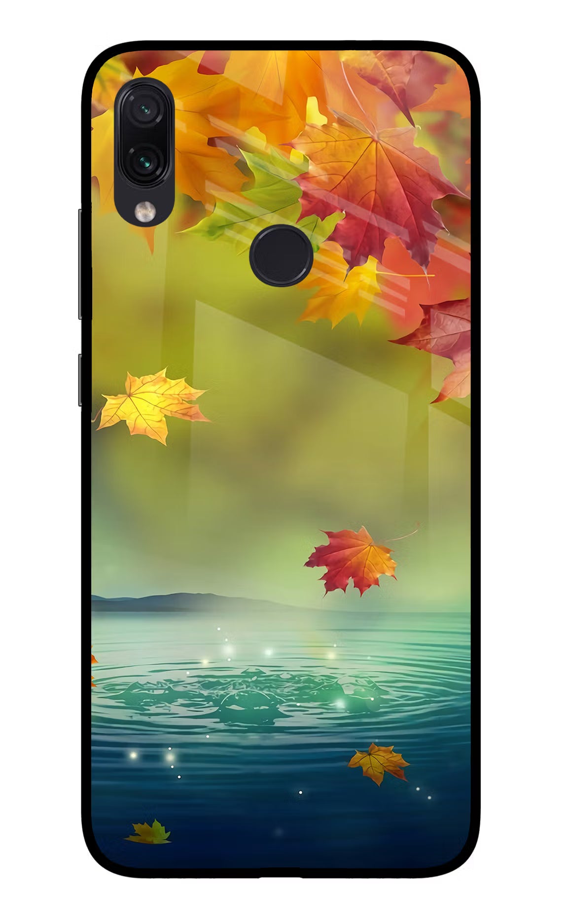Flowers Redmi Note 7S Glass Case - Flowers Redmi Note 7S Glass Case Flowers Redmi Note 7S Glass Case