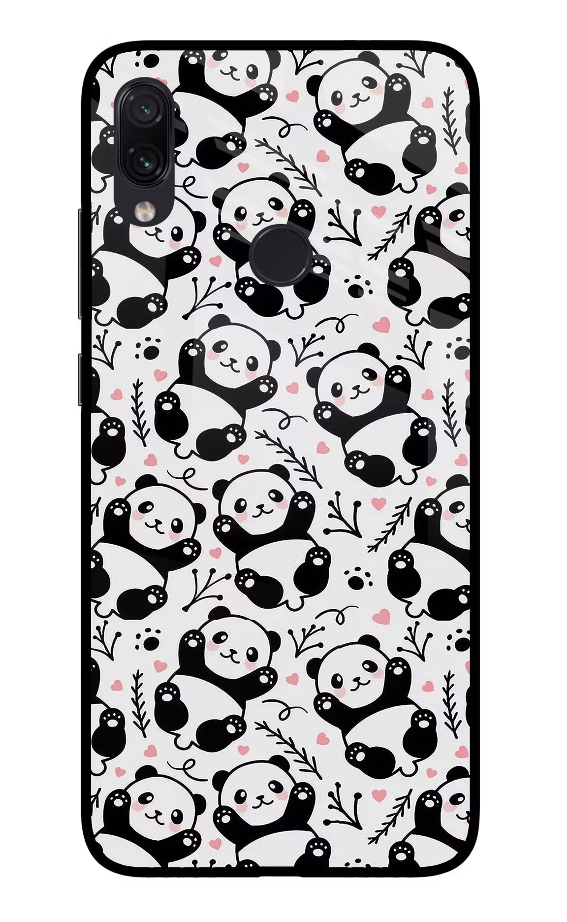 Cute Panda Redmi Note 7S Glass Case - Cute Panda Redmi Note 7S Glass Case Cute Panda Redmi Note 7S Glass Case