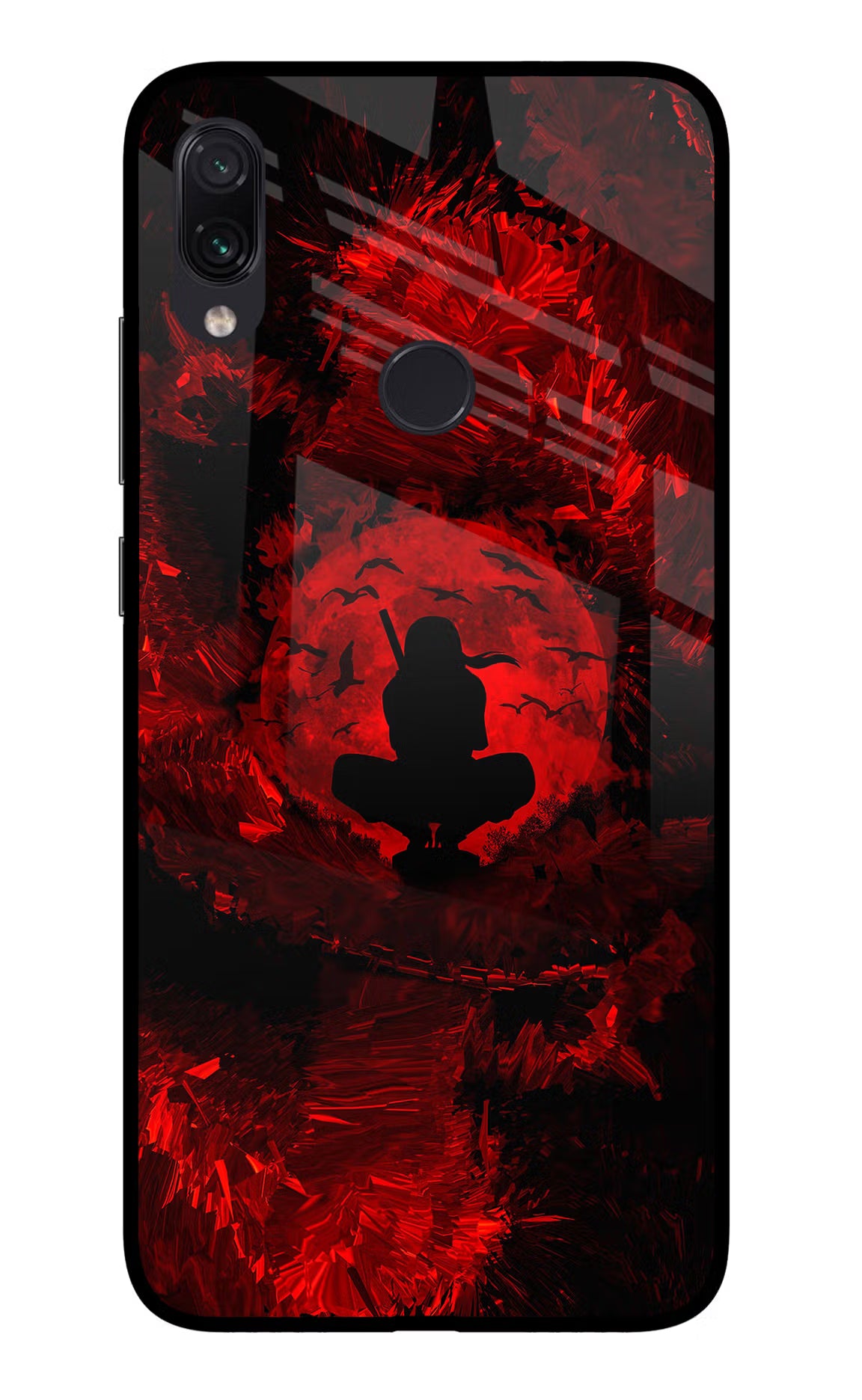 Itachi Uchiha Redmi Note 7S Glass Case - Itachi Uchiha Redmi Note 7S Glass Case Itachi Uchiha Redmi Note 7S Glass Case