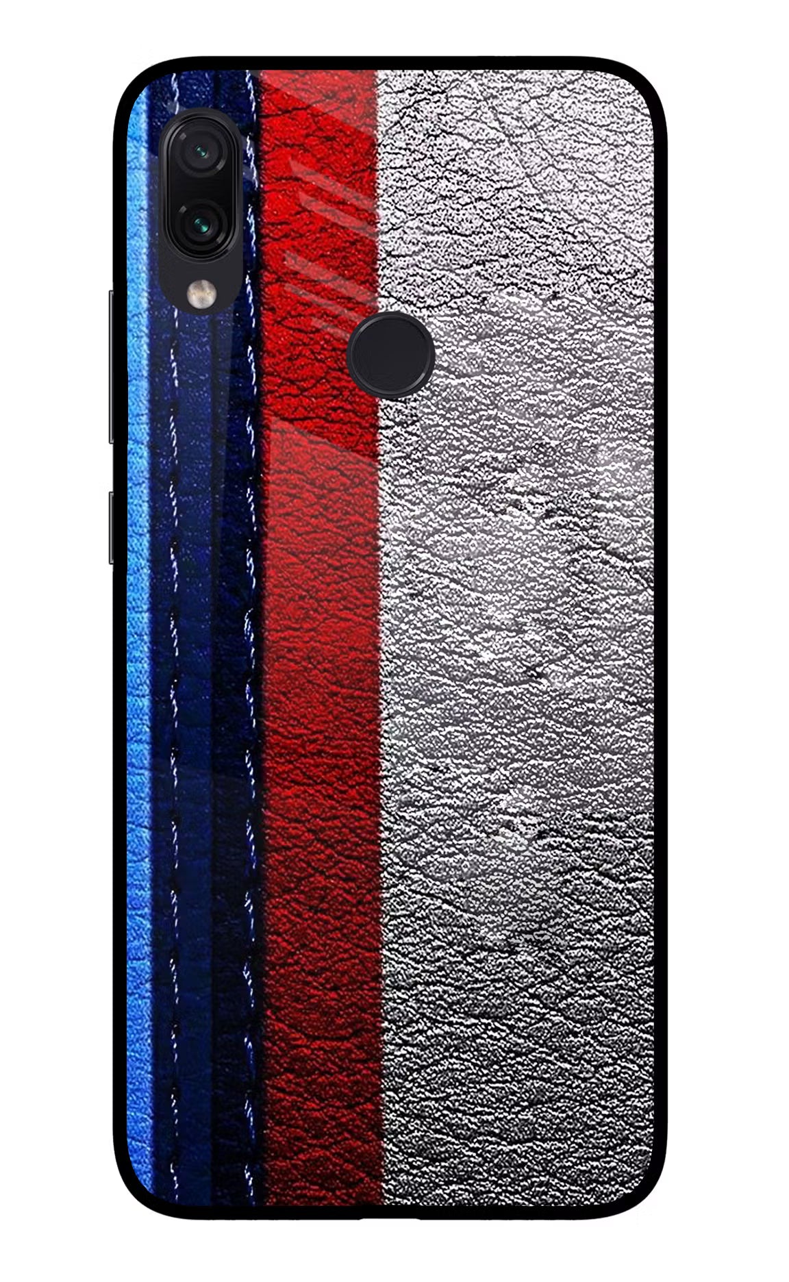 BMW Stripes Redmi Note 7S Glass Case - BMW Stripes Redmi Note 7S Glass Case BMW Stripes Redmi Note 7S Glass Case