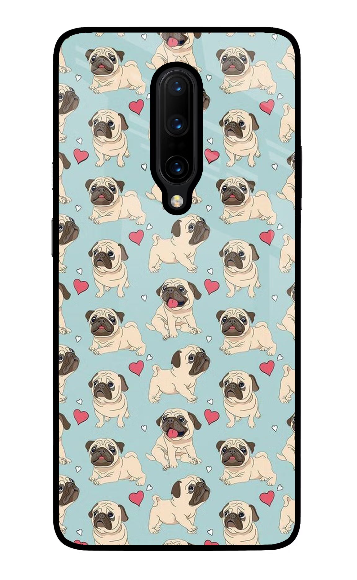 Pug Dog Oneplus 7 Pro Back Cover - Pug Dog Oneplus 7 Pro Glass Case Back Cover by Casekaro Pug Dog Oneplus 7 Pro Glass Case Back Cover by Casekaro