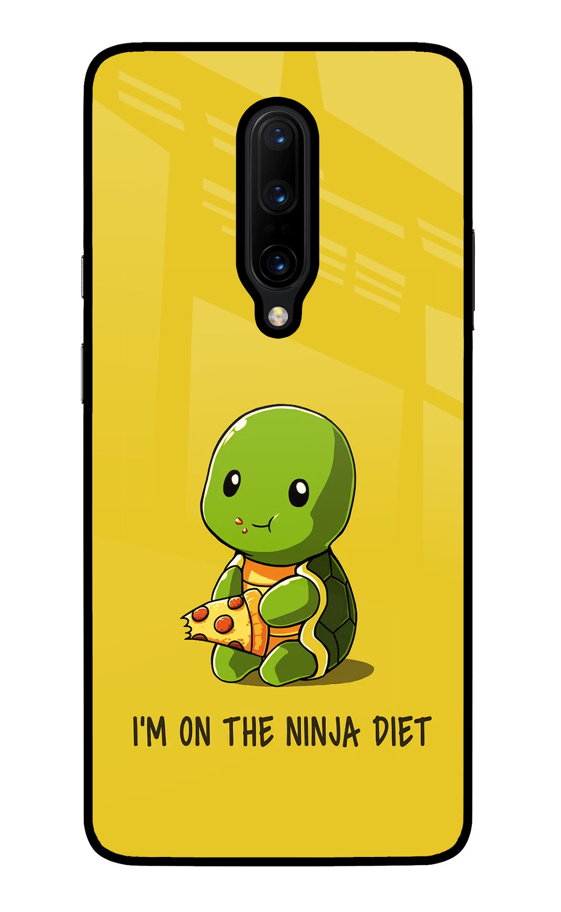 I'm on Ninja Diet Oneplus 7 Pro Back Cover - I'm on Ninja Diet Oneplus 7 Pro Glass Case Back Cover by Casekaro I'm on Ninja Diet Oneplus 7 Pro Glass Case Back Cover by Casekaro