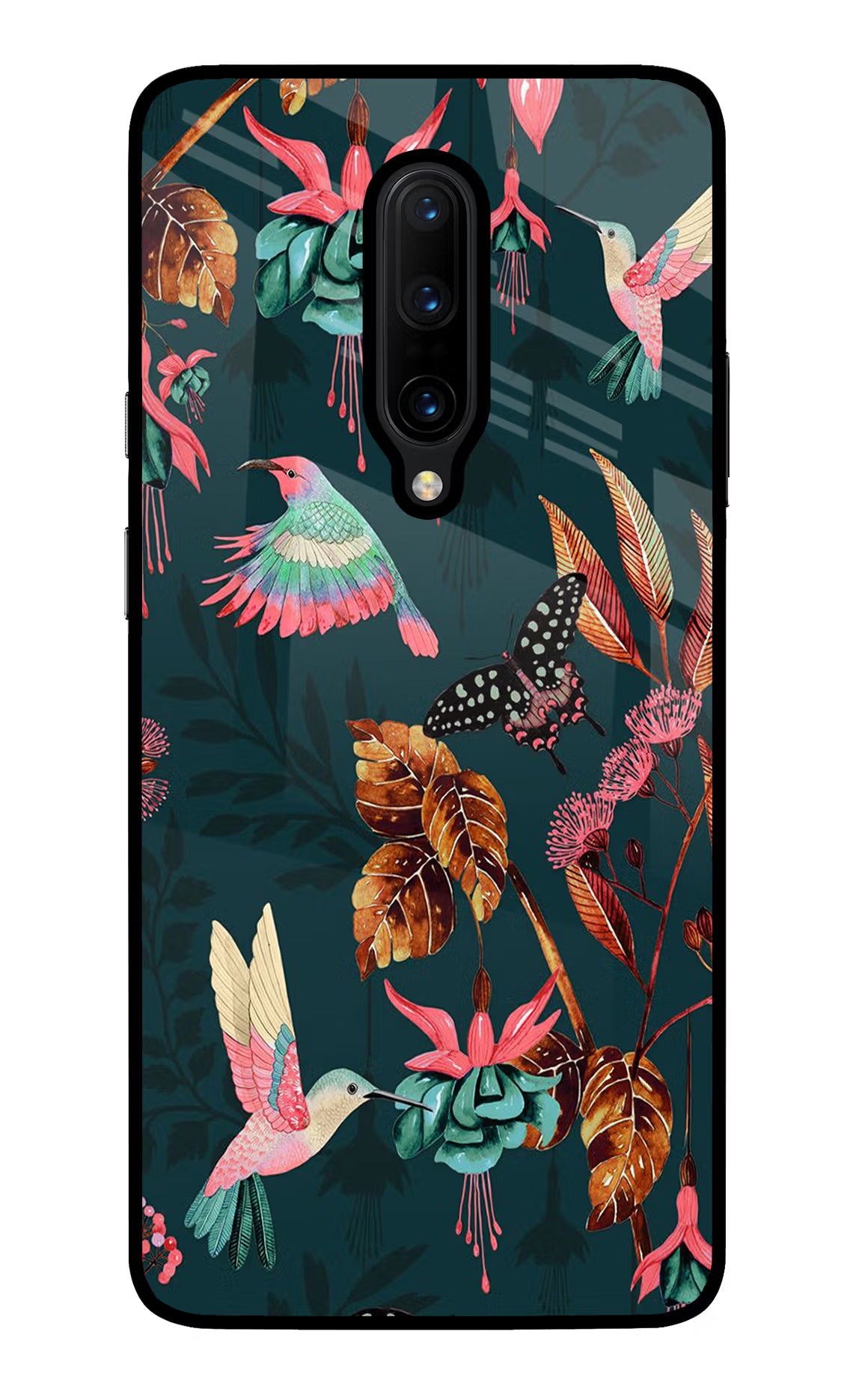 Birds Oneplus 7 Pro Back Cover - Birds Oneplus 7 Pro Glass Case Back Cover by Casekaro Birds Oneplus 7 Pro Glass Case Back Cover by Casekaro