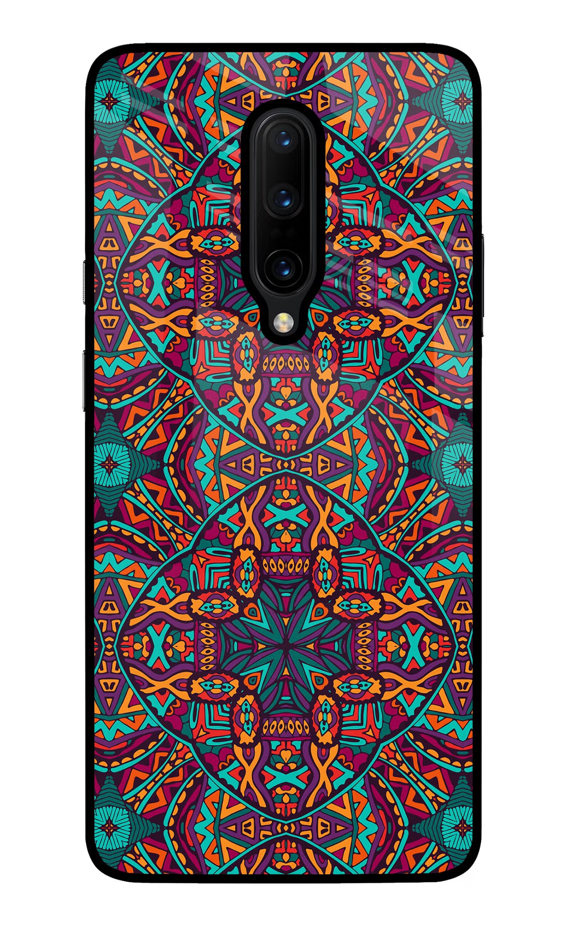 Colour Mandala Oneplus 7 Pro Glass Case - Colour Mandala Oneplus 7 Pro Glass Case Colour Mandala Oneplus 7 Pro Glass Case