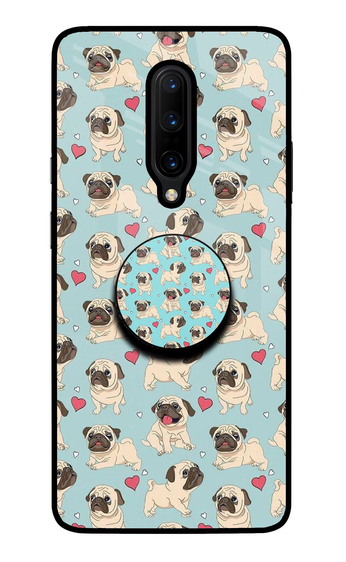 Pug Dog Oneplus 7 Pro Glass Case - Pug Dog Oneplus 7 Pro Glass Case Pug Dog Oneplus 7 Pro Glass Case
