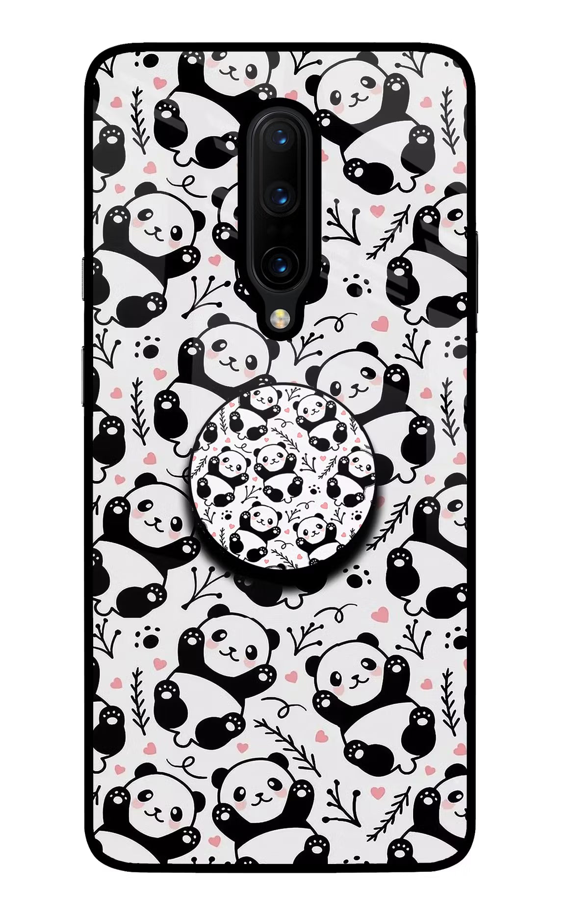 Cute Panda Oneplus 7 Pro Glass Case - Cute Panda Oneplus 7 Pro Glass Case Cute Panda Oneplus 7 Pro Glass Case