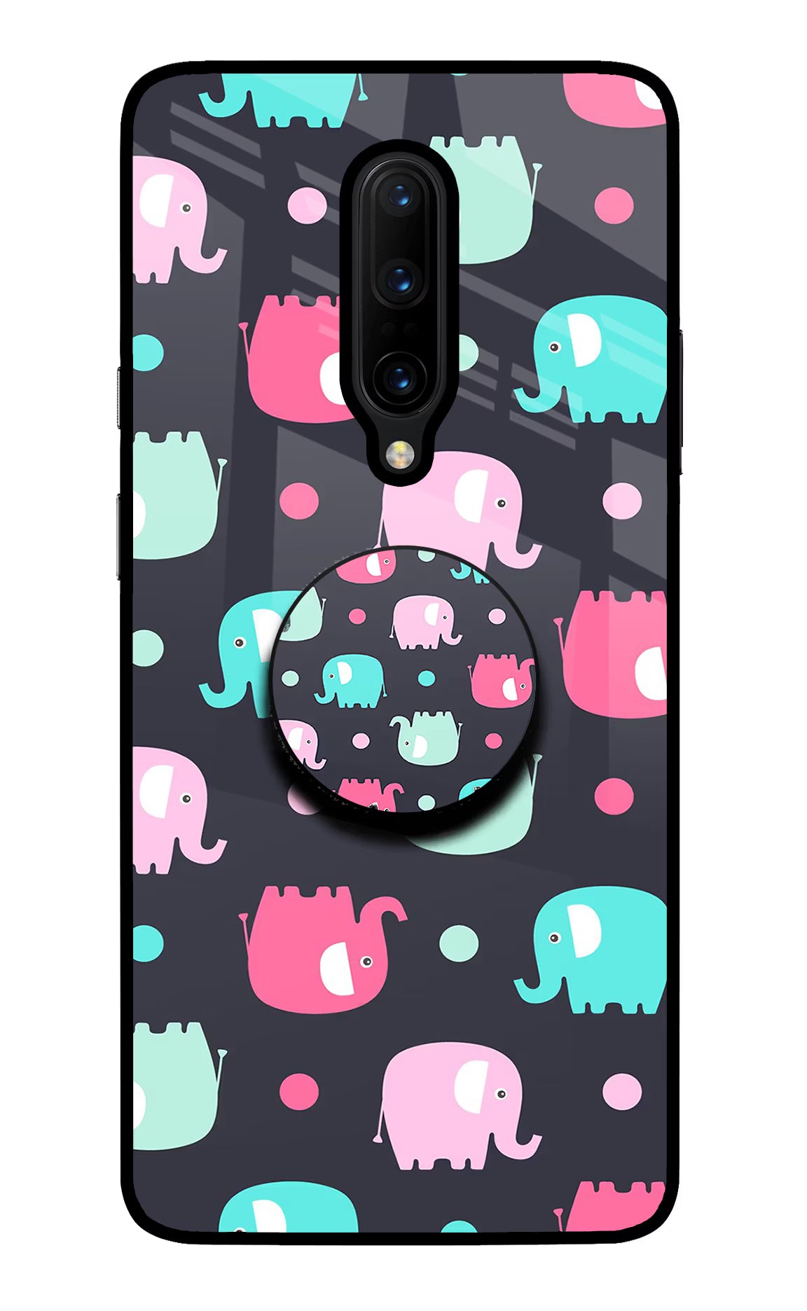 Baby Elephants Oneplus 7 Pro Glass Case - Baby Elephants Oneplus 7 Pro Glass Case Baby Elephants Oneplus 7 Pro Glass Case
