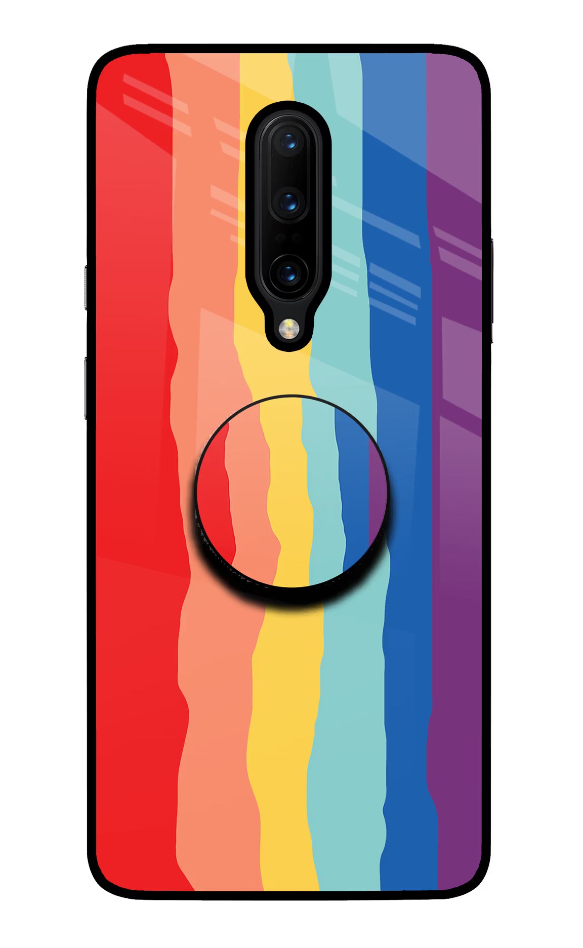 Rainbow Oneplus 7 Pro Pop Case - Rainbow Oneplus 7 Pro Pop Case by Casekaro Rainbow Oneplus 7 Pro Pop Case by Casekaro