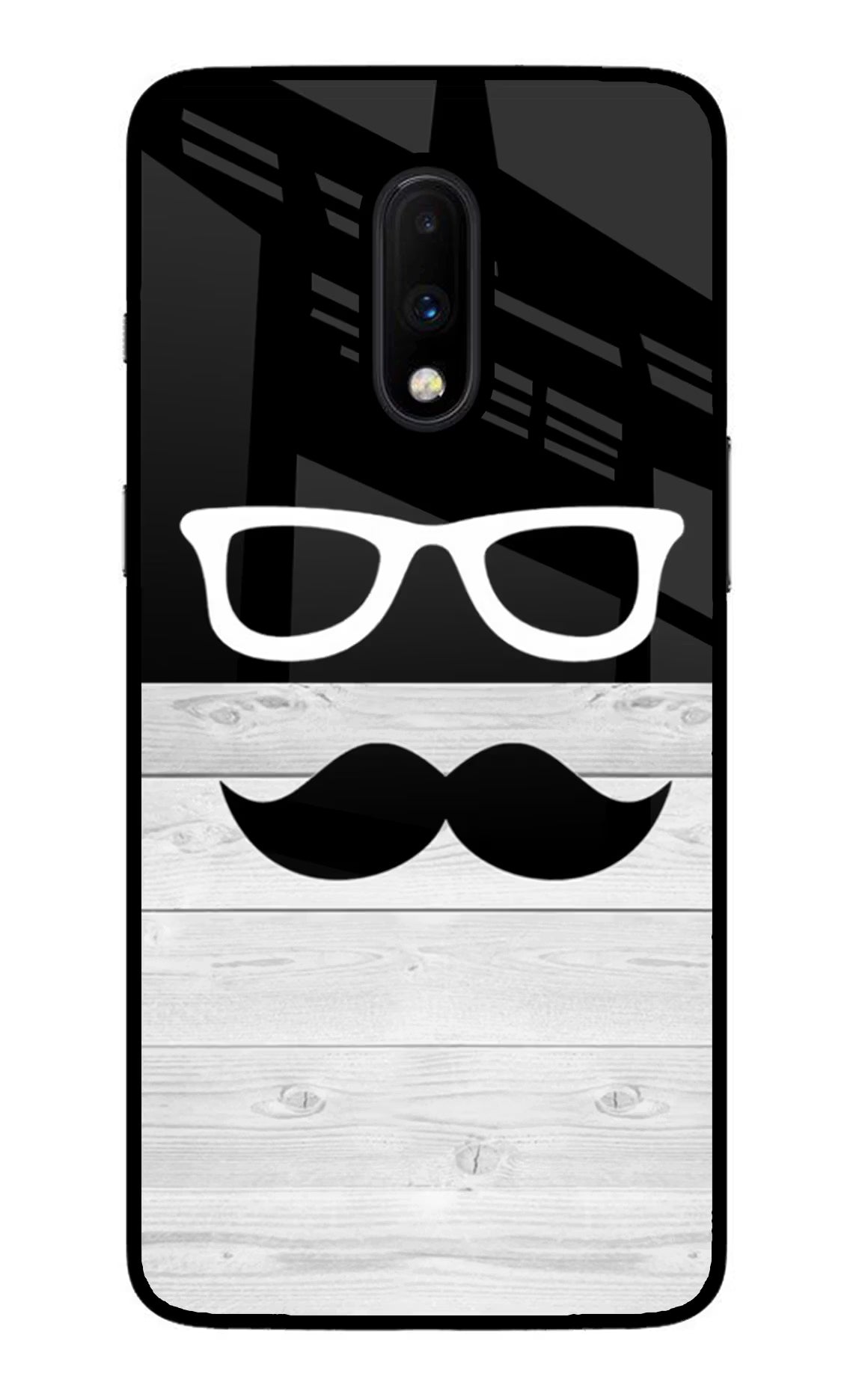 Mustache Oneplus 7 Glass Case - Mustache Oneplus 7 Glass Case Mustache Oneplus 7 Glass Case