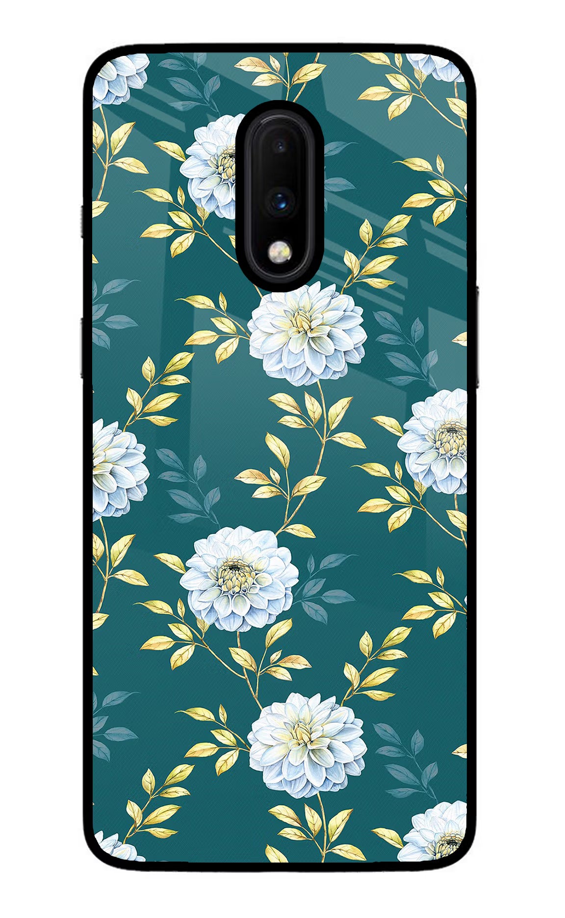 Flowers Oneplus 7 Glass Case - Flowers Oneplus 7 Glass Case Flowers Oneplus 7 Glass Case
