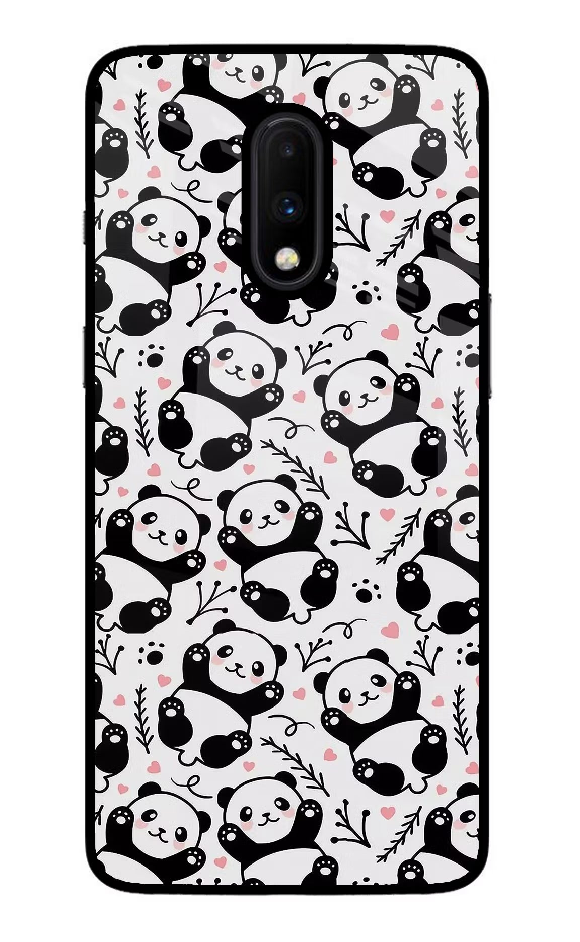 Cute Panda Oneplus 7 Glass Case - Cute Panda Oneplus 7 Glass Case Cute Panda Oneplus 7 Glass Case