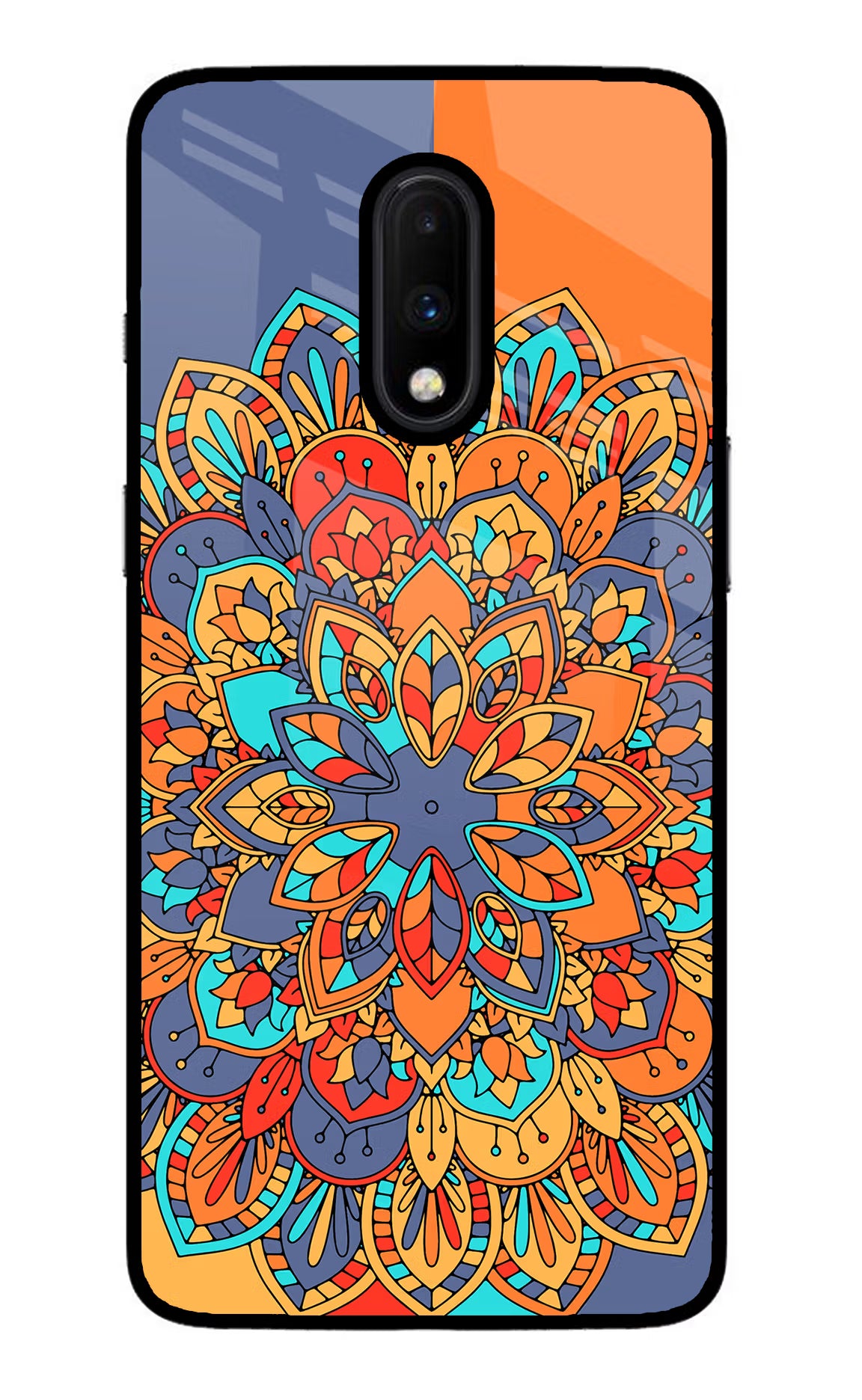 Color Mandala Oneplus 7 Glass Case - Color Mandala Oneplus 7 Glass Case Color Mandala Oneplus 7 Glass Case